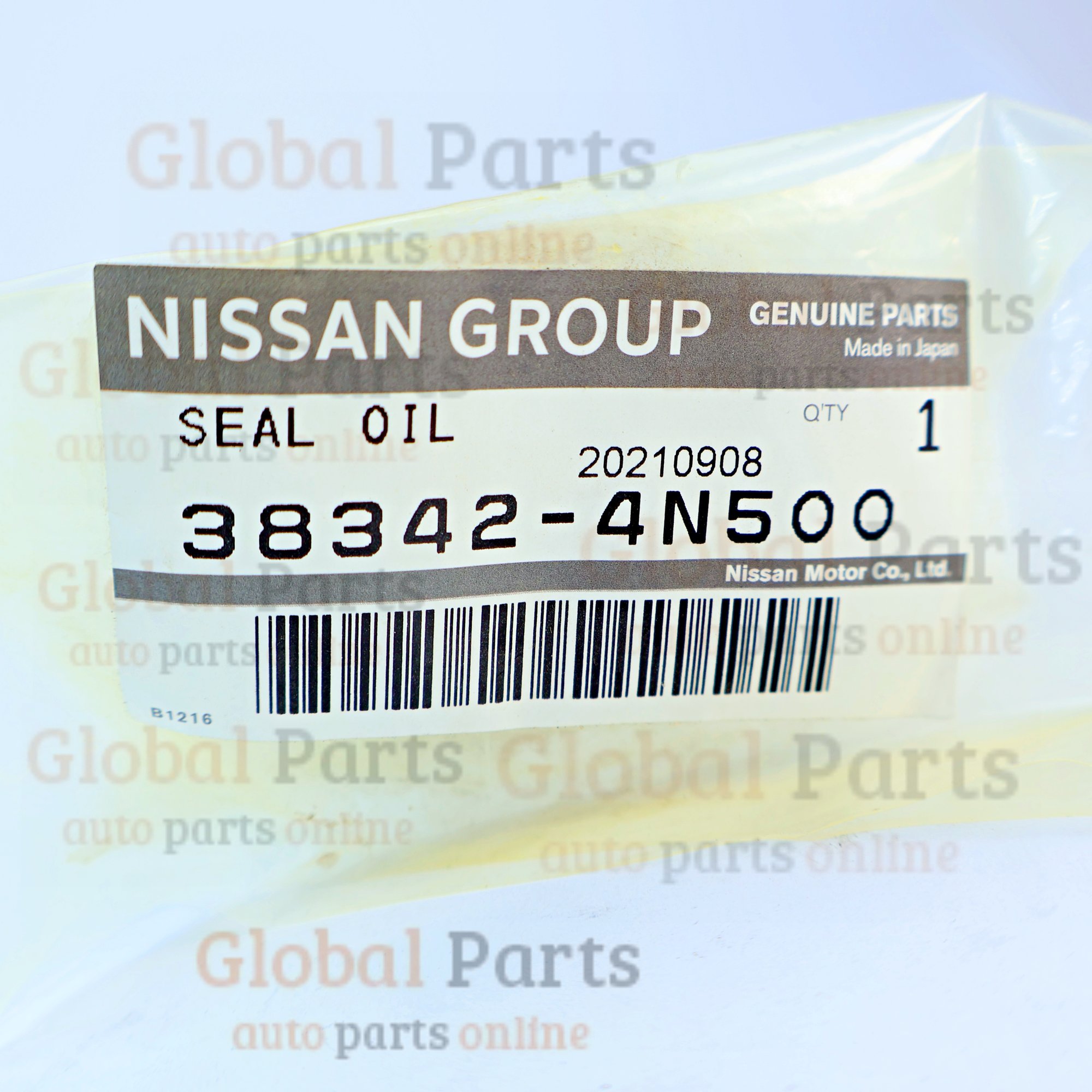 Genuine Nissan OEM Oil Seal - 38342-4N500
