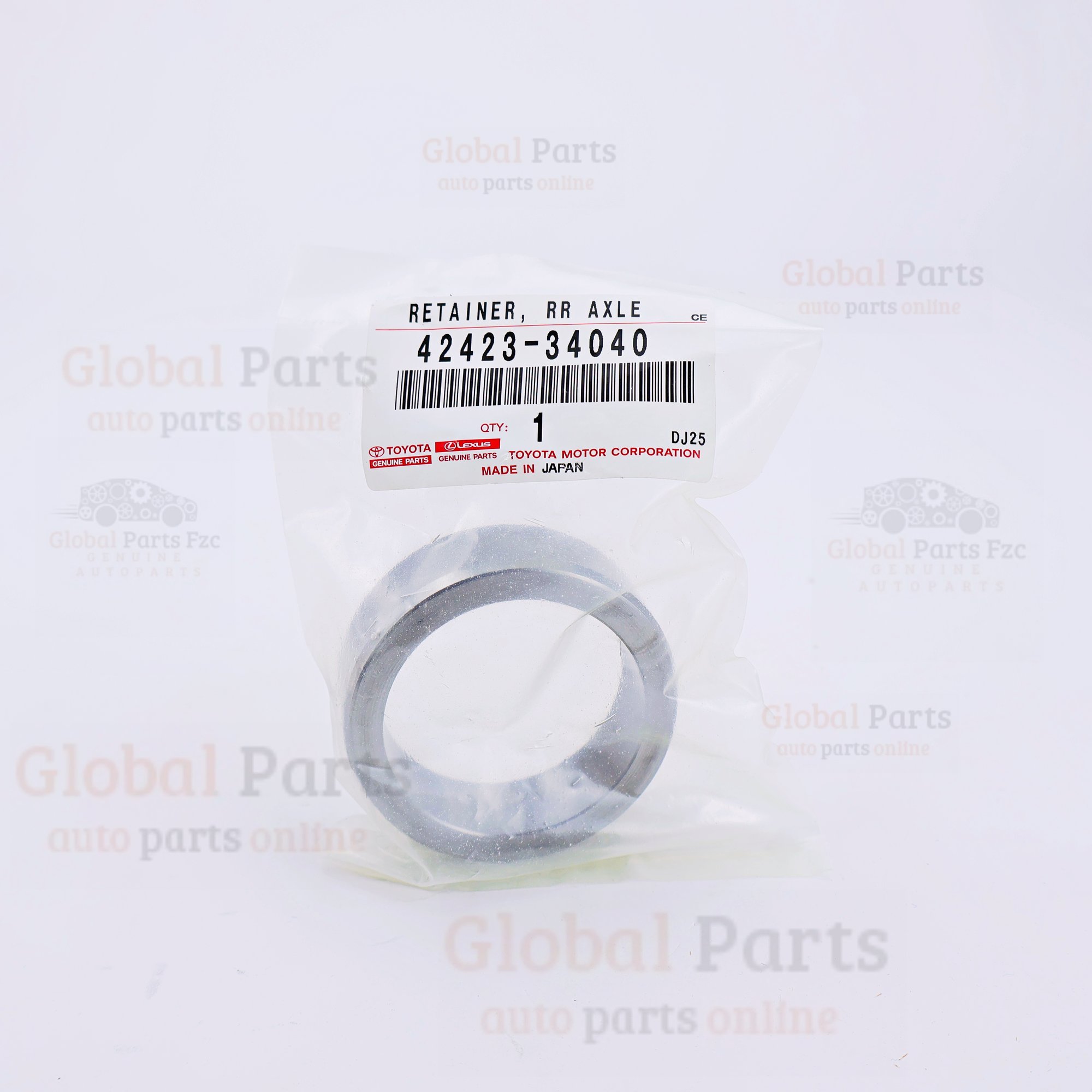 Genuine Toyota OEM Rear Axle Bearing Retainer - 42423-34040