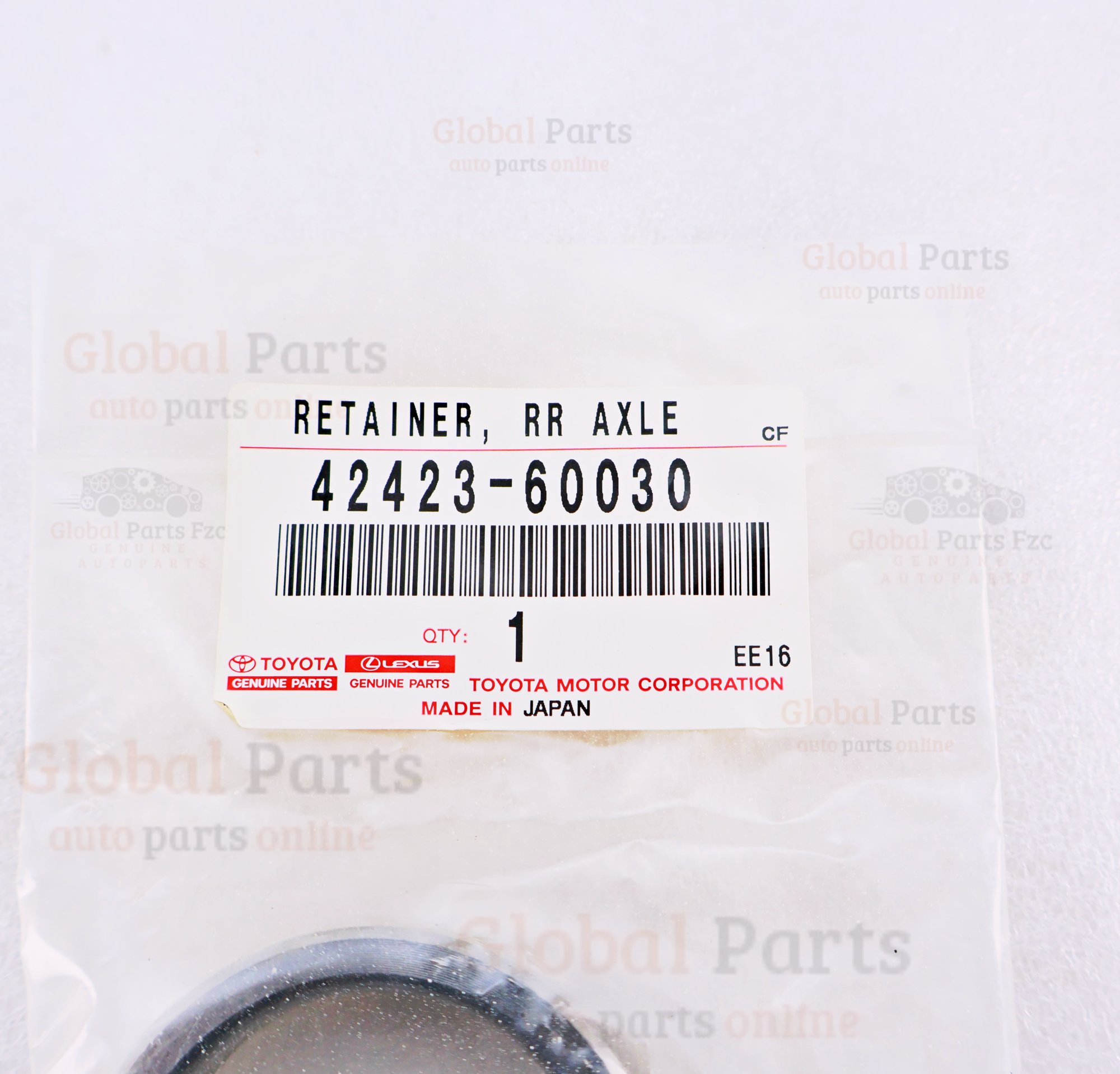 Genuine Toyota OEM Rear Axle Retainer - 42423-60030