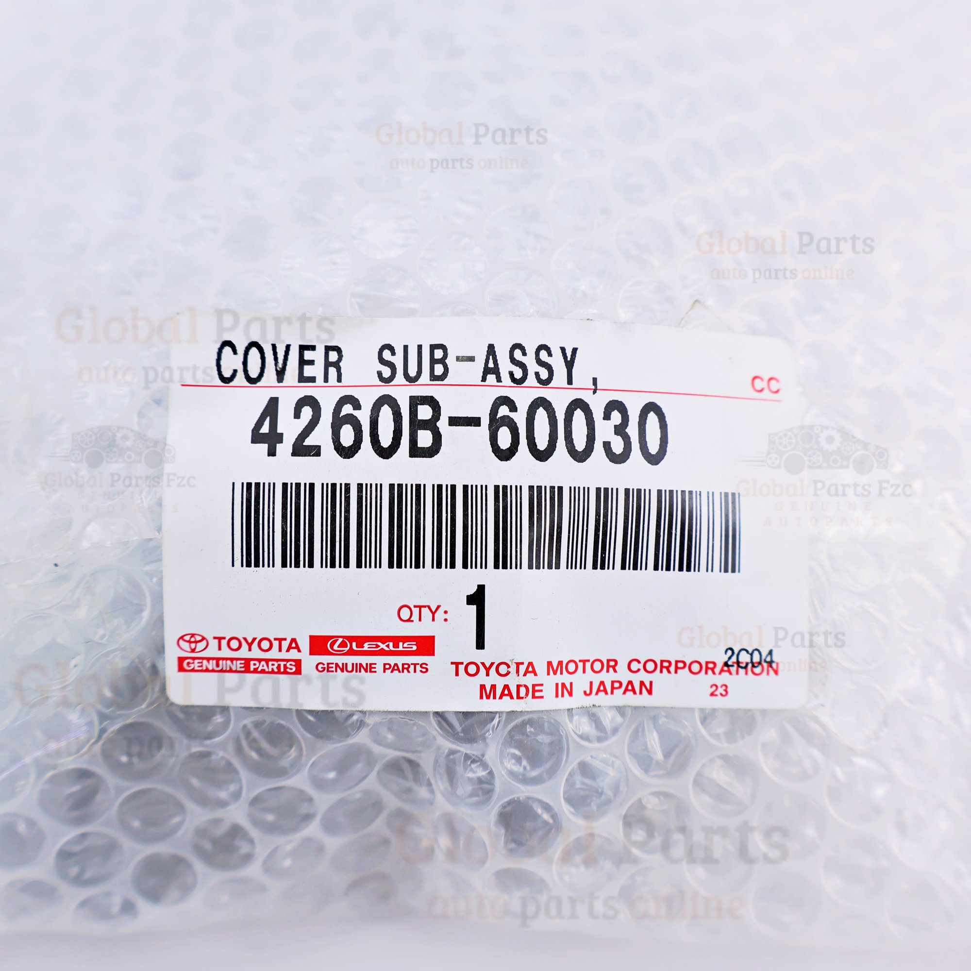 Genuine Toyota OEM Assembly, Wheel Hub Cover - 4260B-60030