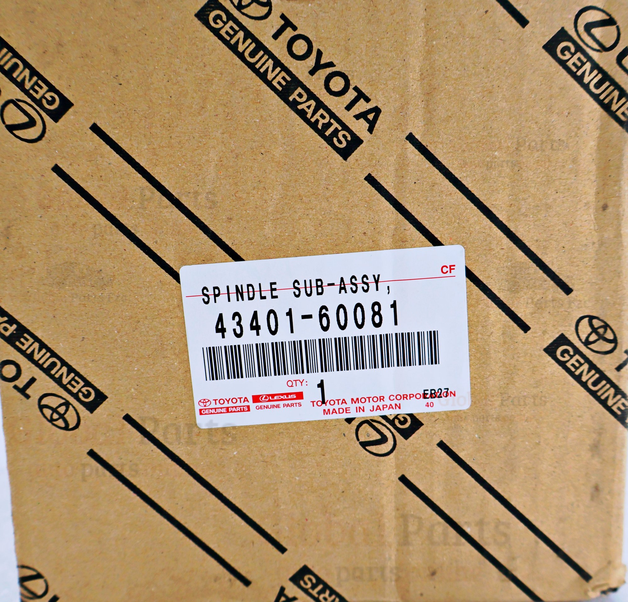 Genuine Toyota OEM Spindle Steering Knuckle - 43401-60081