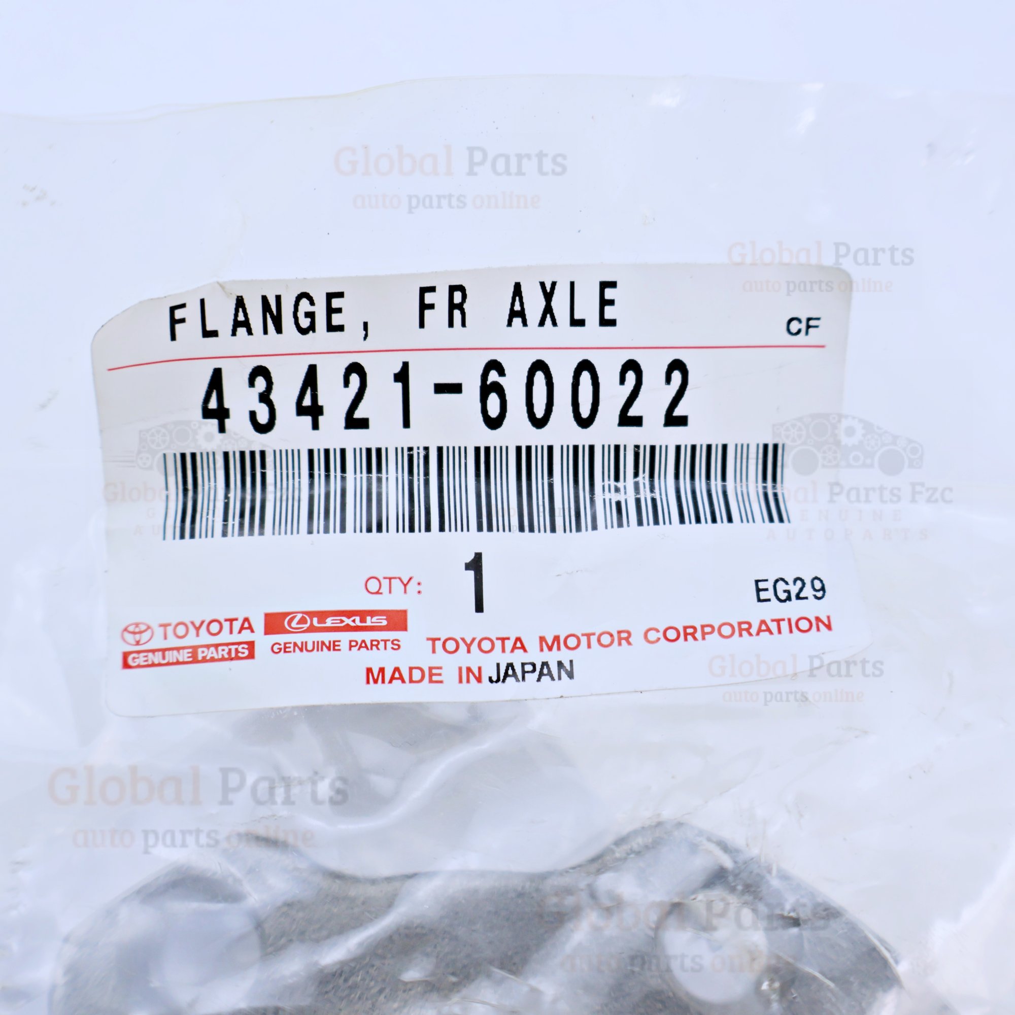 Genuine Toyota OEM Front Axle Outer Shaft Flange - 43421-60022