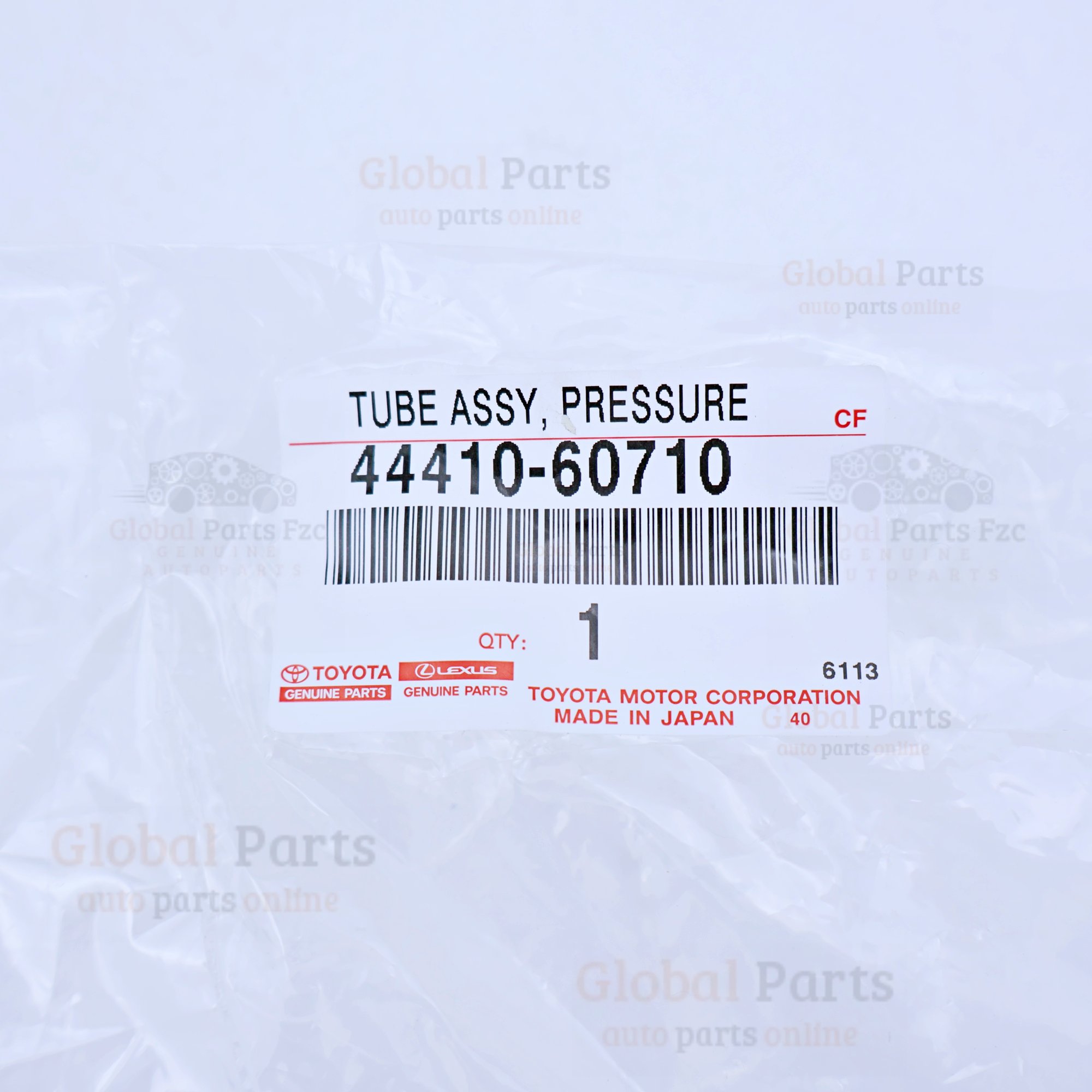Genuine Toyota OEM Oil Cooler Pressure Feed Tube Assembly - 44410-60710
