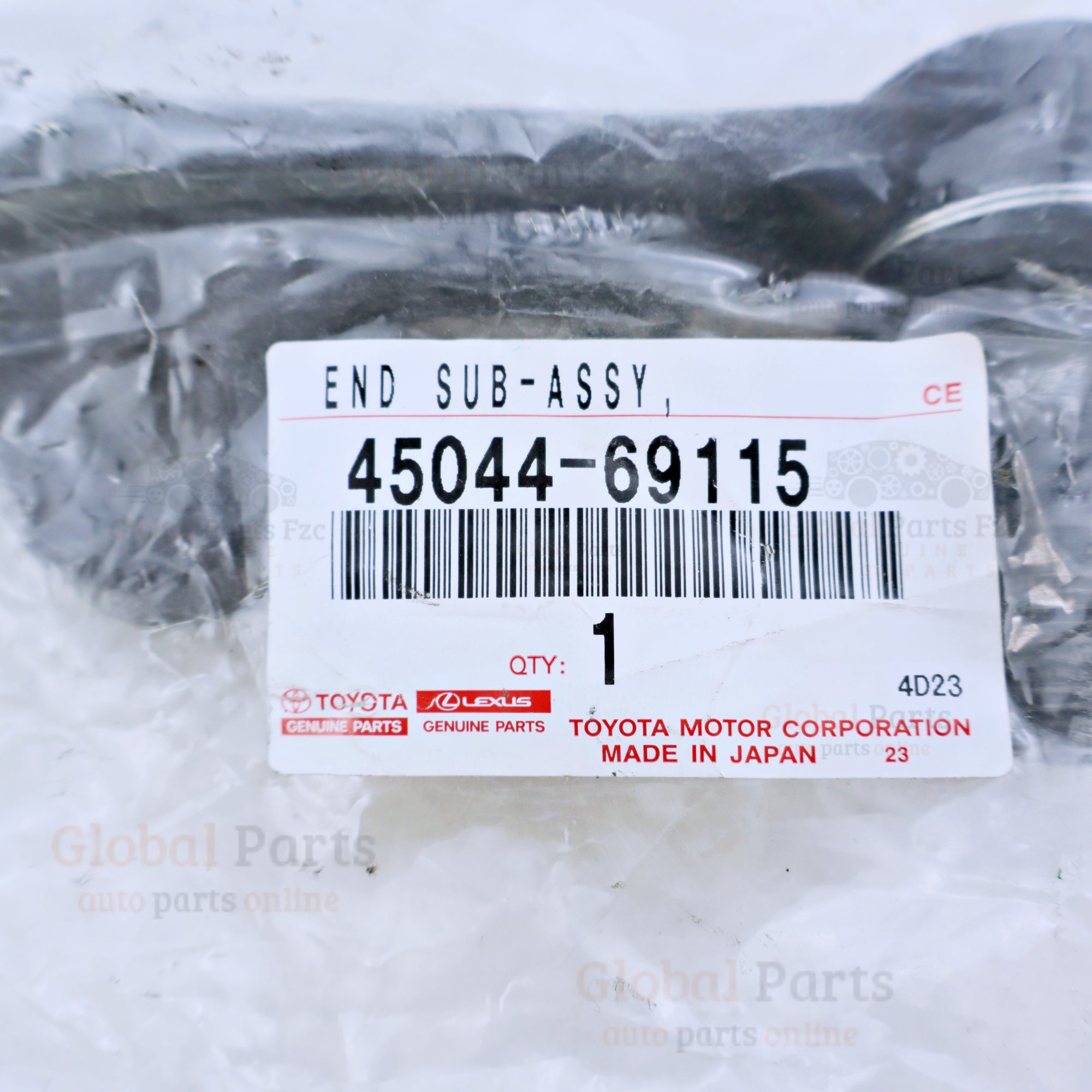 Genuine Toyota OEM Tie Rod End - 45044-69115