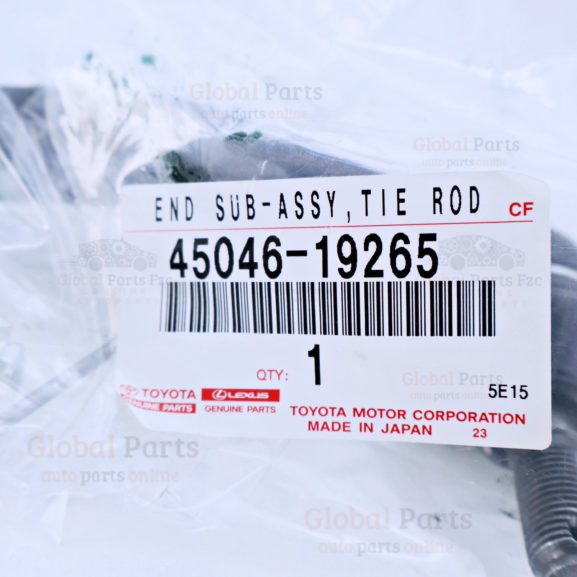 Genuine Toyota OEM Tie Rod End - 45046-19265