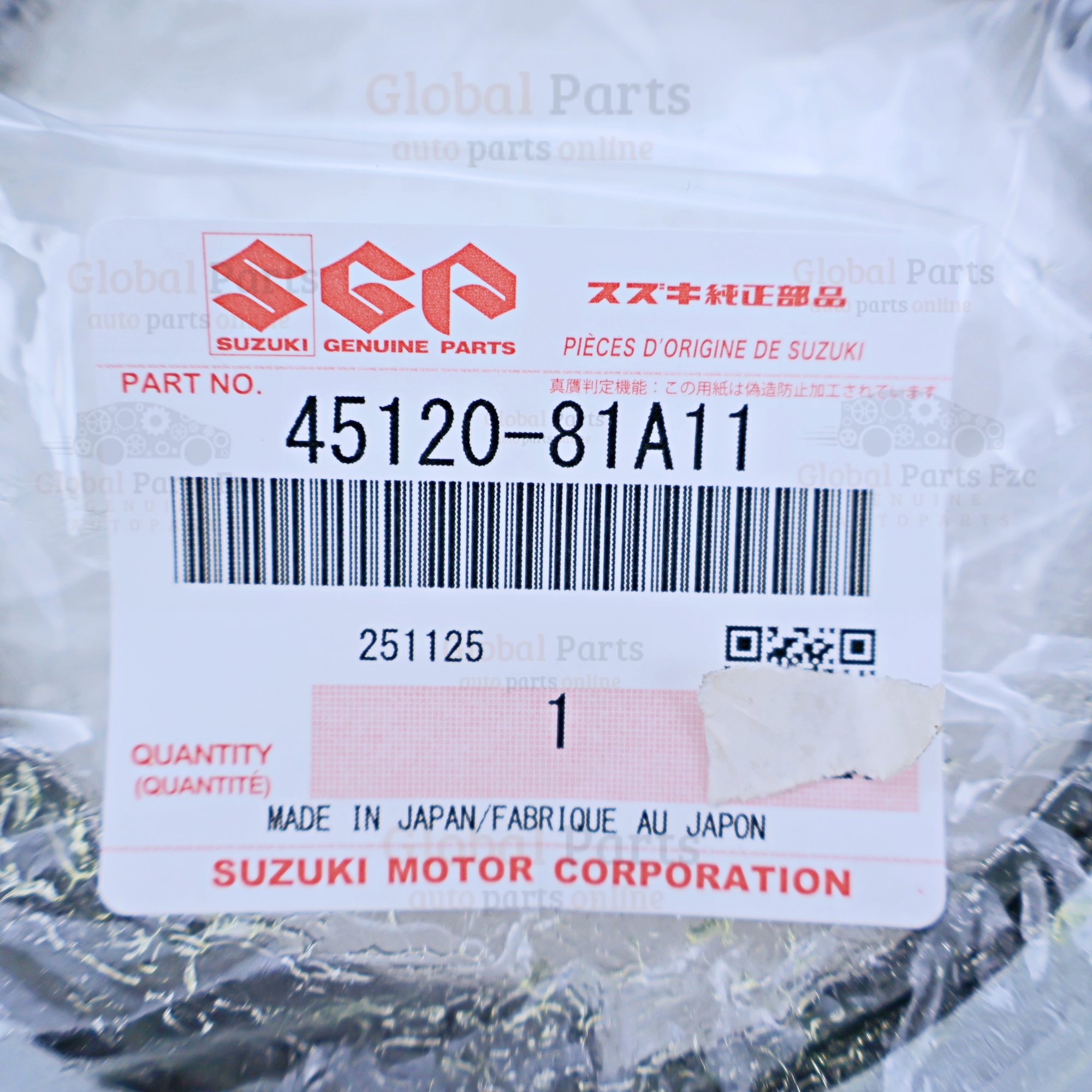 Genuine Suzuki OEM Oil Seal - 45120-81A11