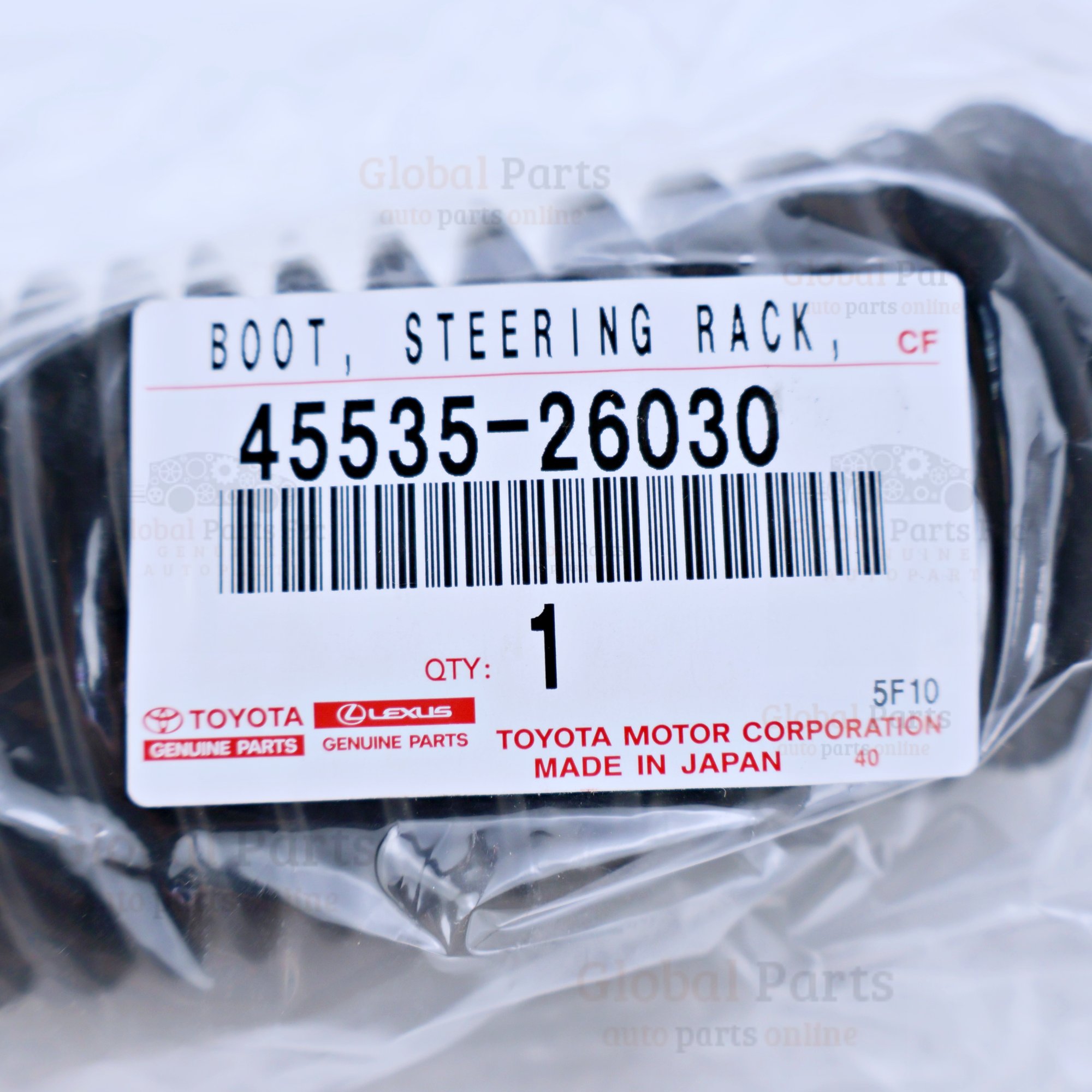 Genuine Toyota OEM Steering Rack Boot - 45535-26030