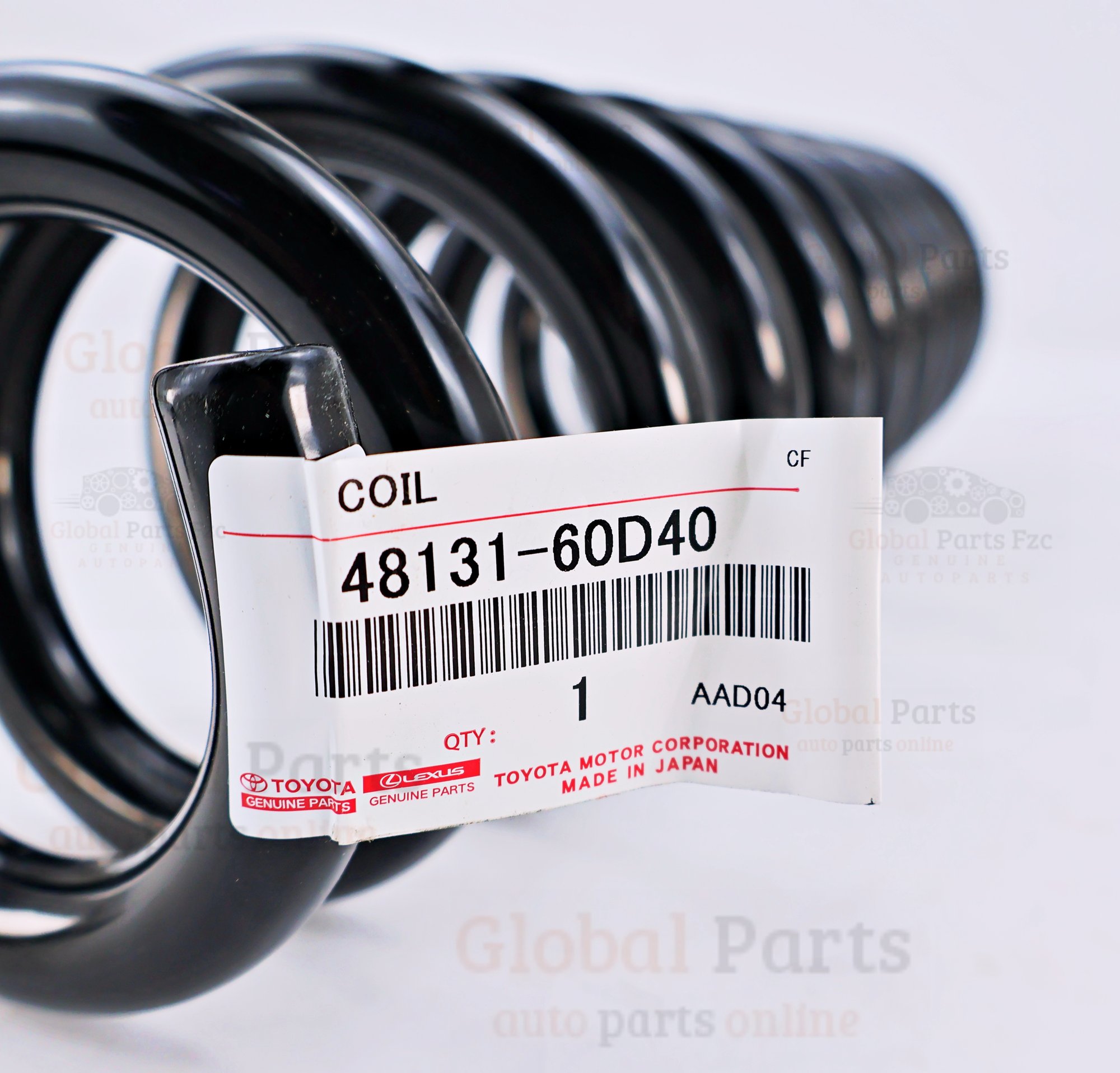 Genuine Toyota OEM Coil Spring - 48131-60D40