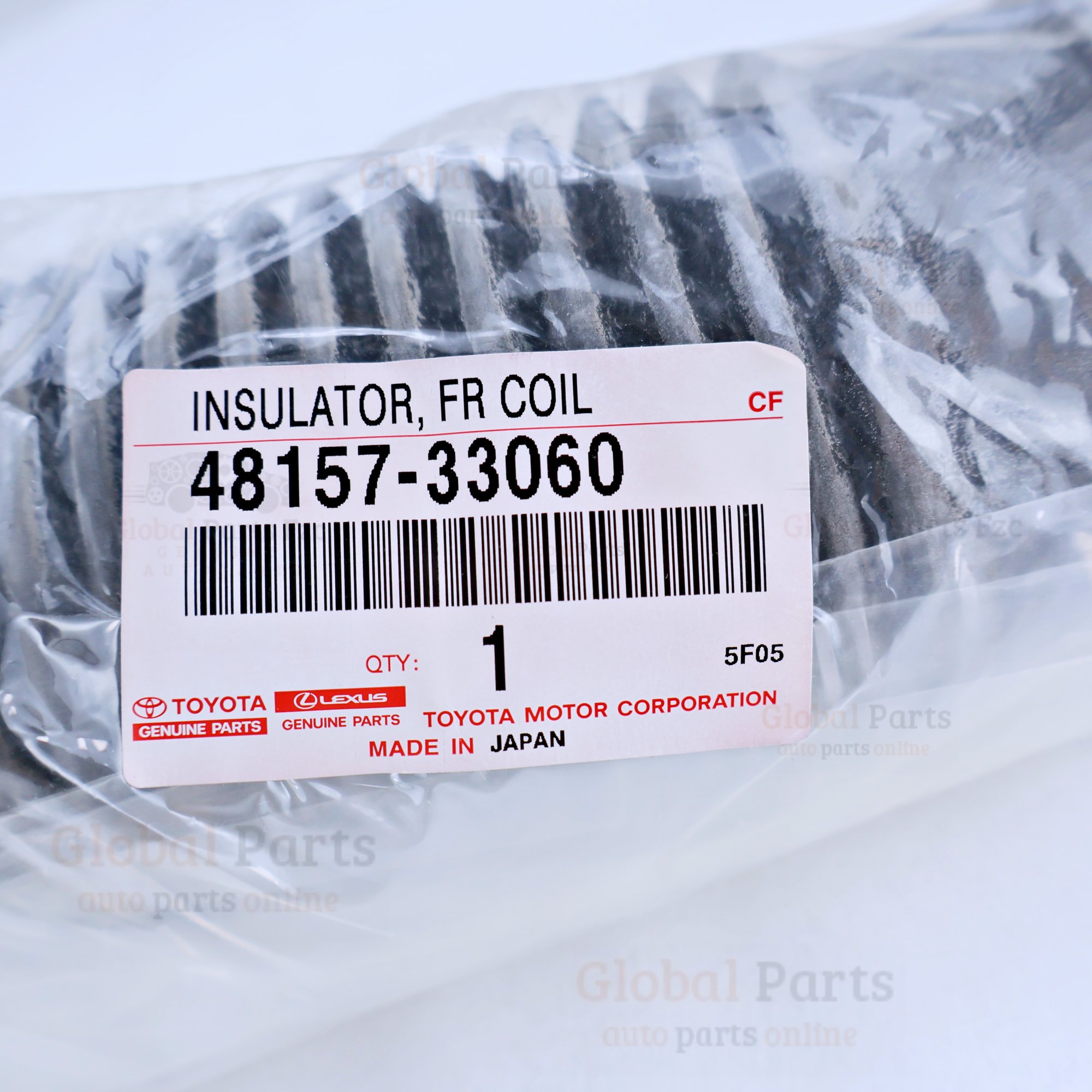 Genuine Toyota OEM Front Coil Spring Insulator - 48157-33060