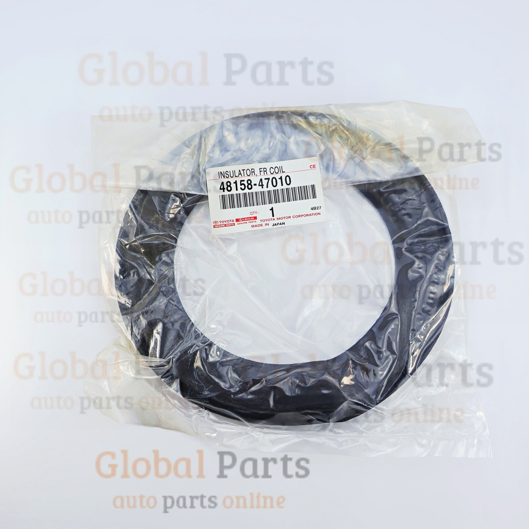 Genuine Toyota OEM Front Coil Spring Lower Right Insulator - 48158-47010