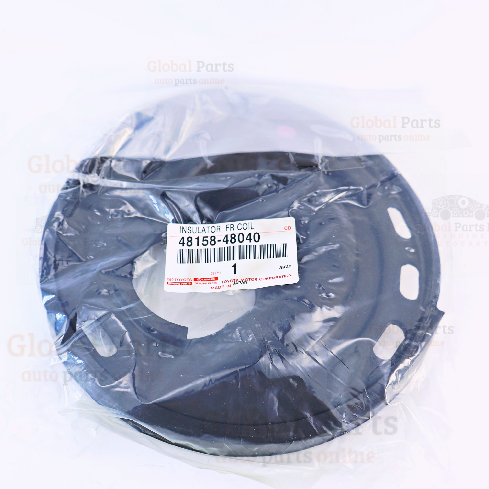 Genuine Toyota OEM Front Coil Spring Insulator - 48158-48040