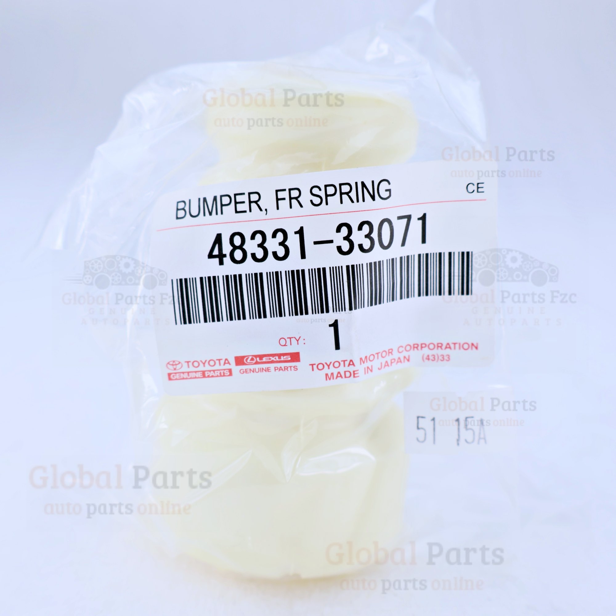 Genuine Toyota OEM Front Spring Bumper - 48331-33071