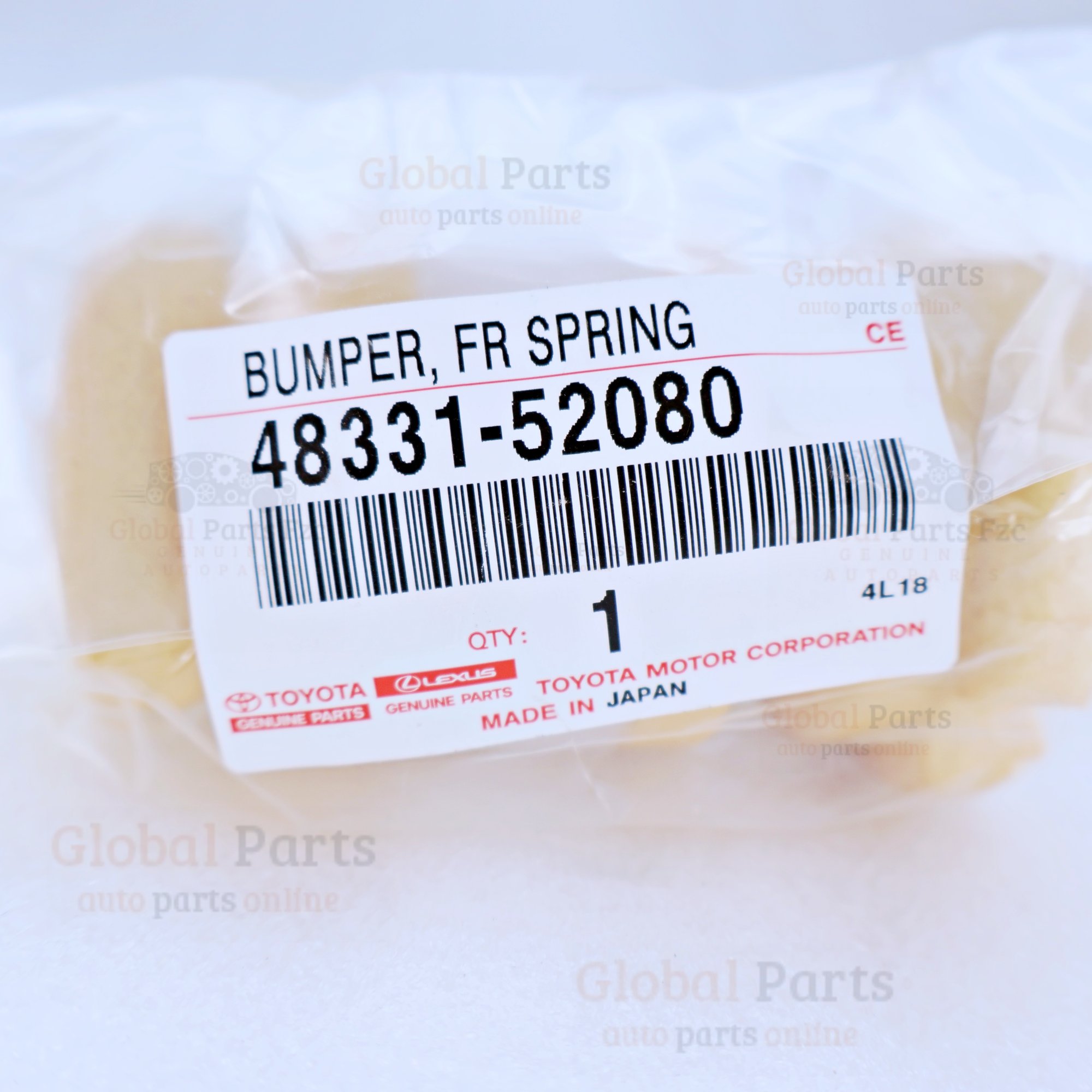 Genuine Toyota OEM Front Spring Bumper - 48331-52080