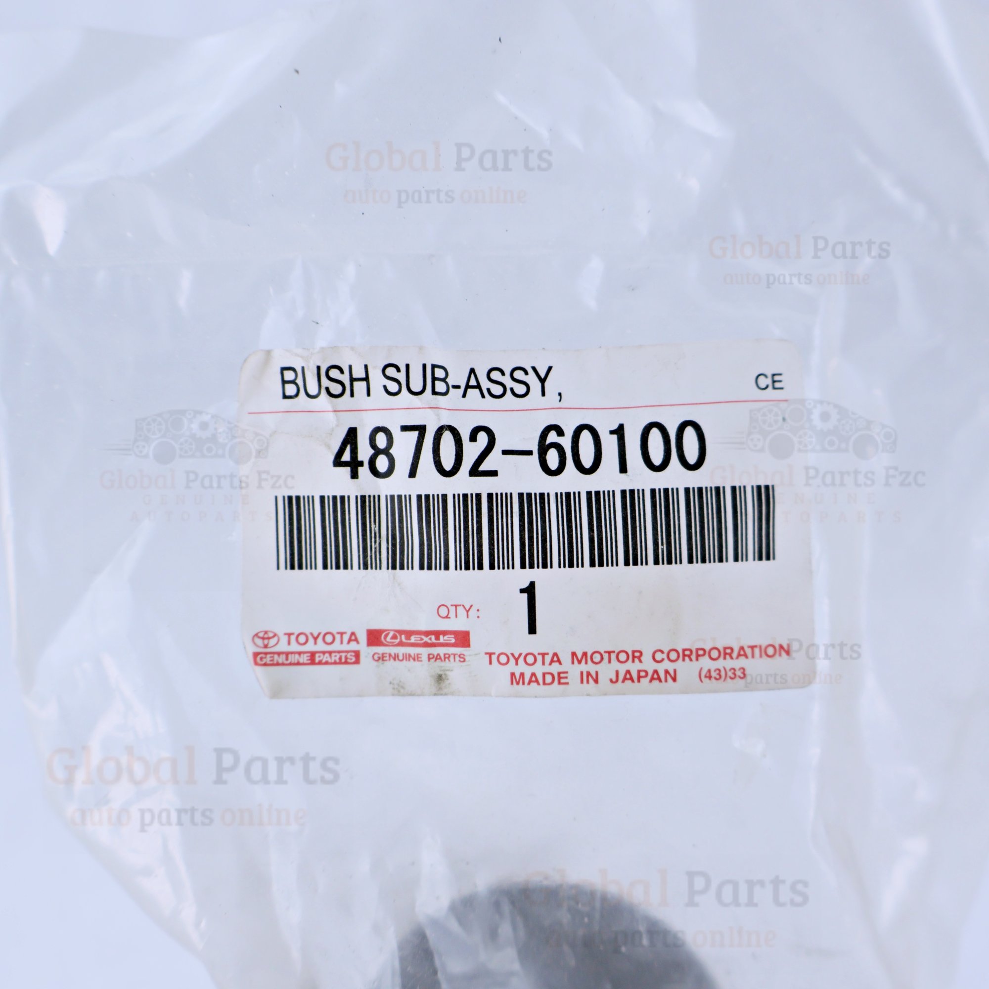 Genuine Toyota OEM Assembly Bushing - 48702-60100