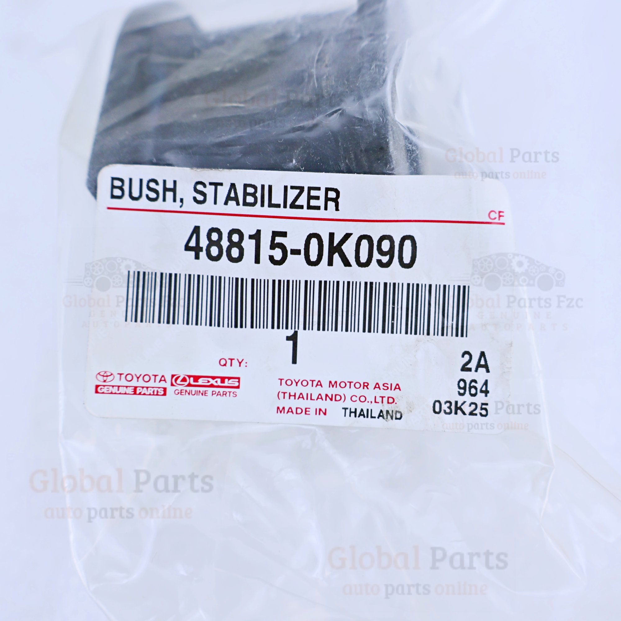 Genuine Toyota OEM Stabilizer Bar Bushing - 48815-0K090