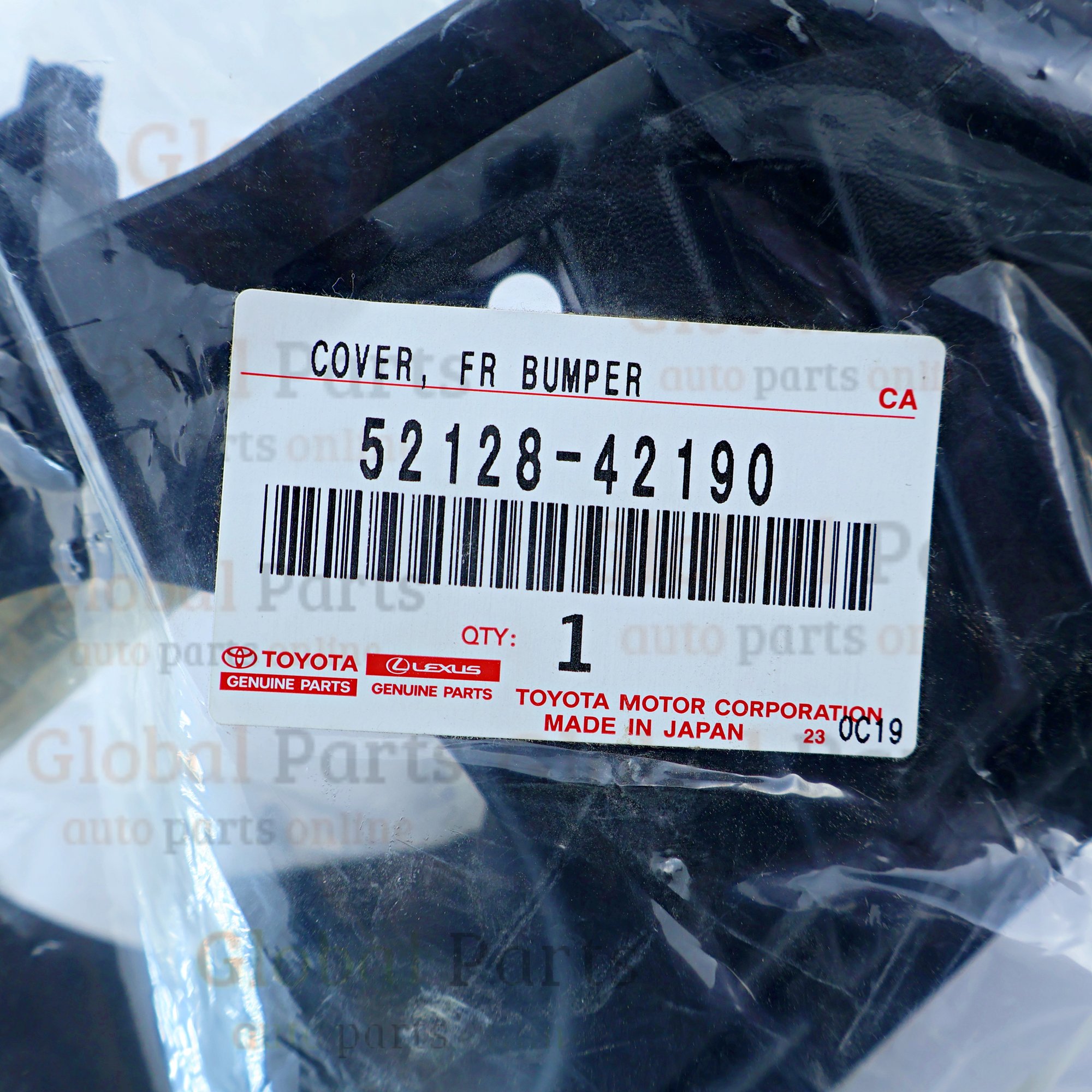 Genuine Toyota OEM Front Bumper Cover - 52128-42190