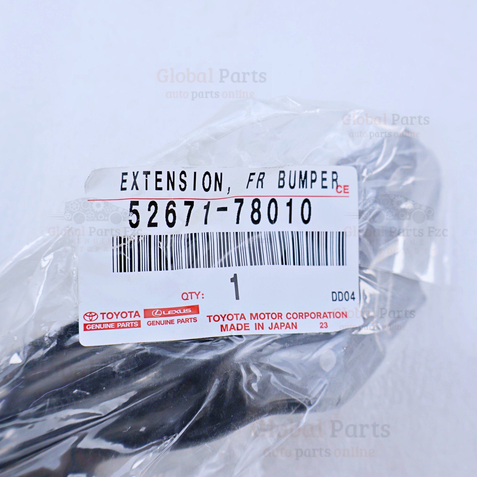 Genuine Toyota OEM Front Bumper Extension - 52671-78010