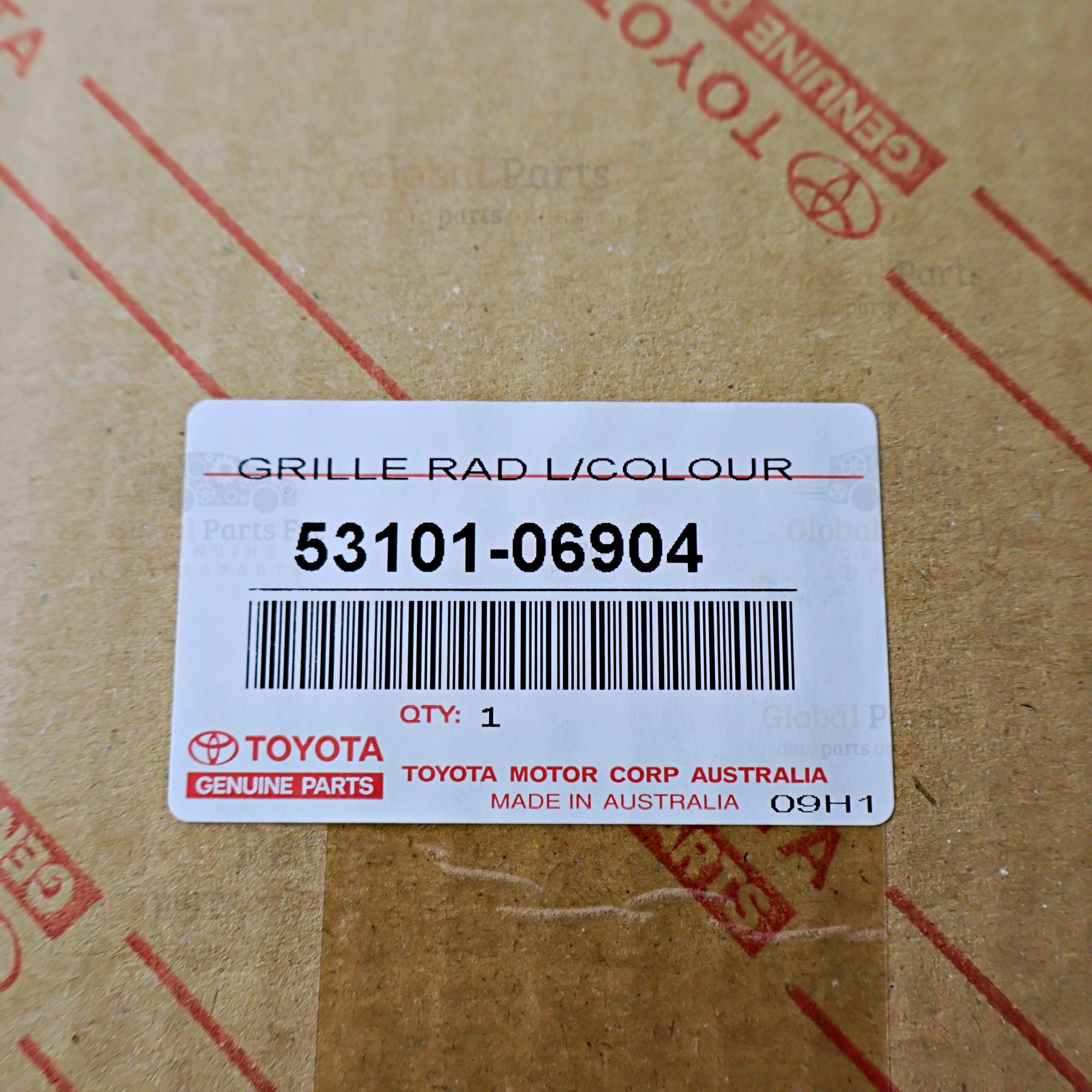 Genuine Toyota OEM Radiator Grille - 53101-06904