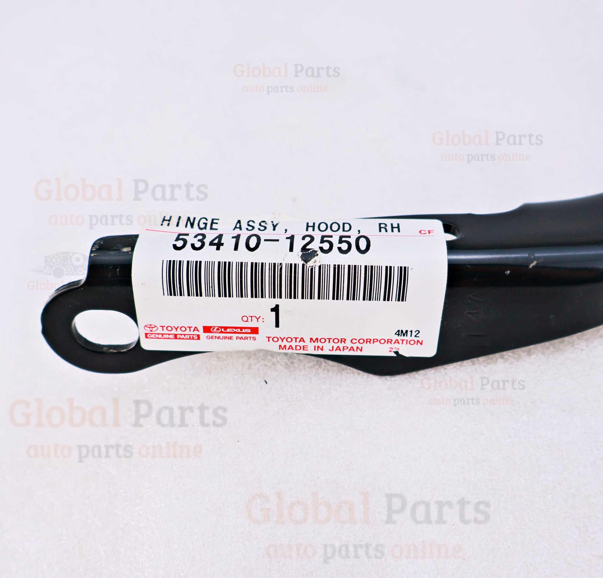 Genuine Toyota OEM Right Hood Hinge Assembly - 53410-12550