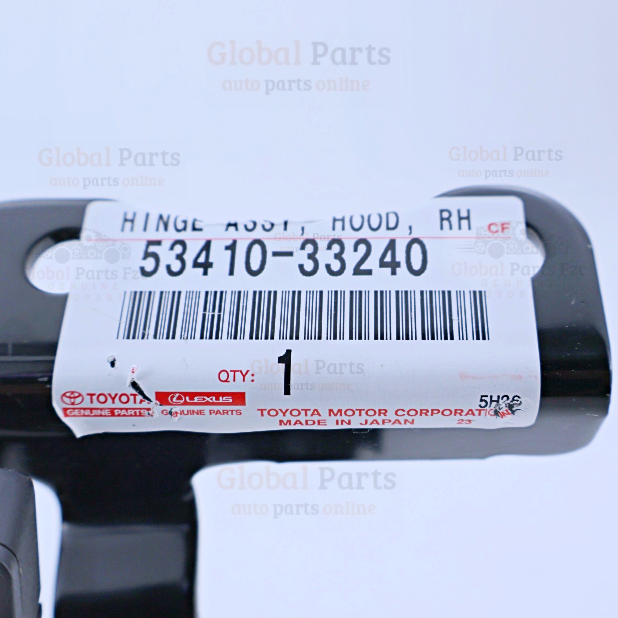 Genuine Toyota OEM Right Hood Hinge Assembly - 53410-33240