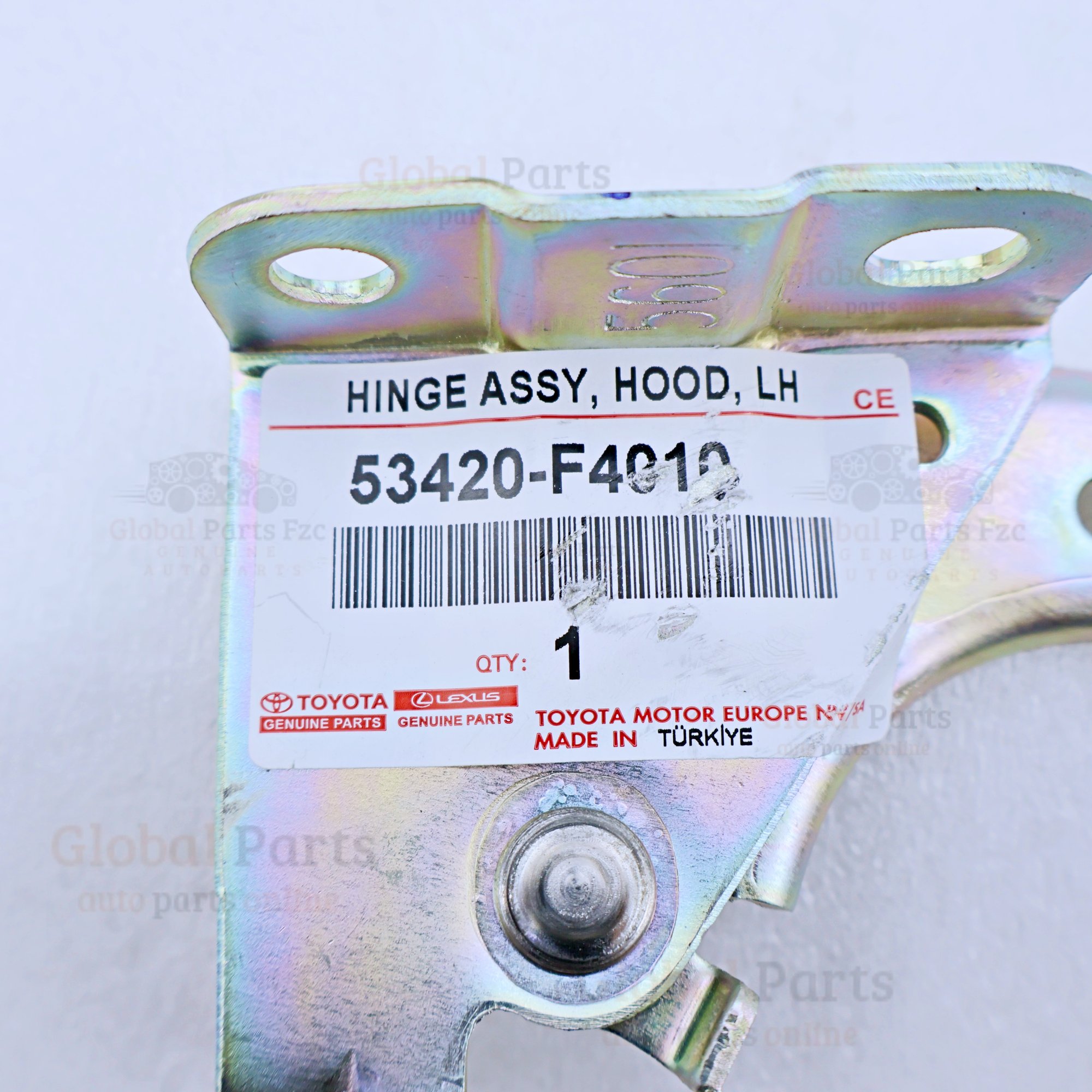 Genuine Toyota OEM Left Hood Hinge - 53420-F4010