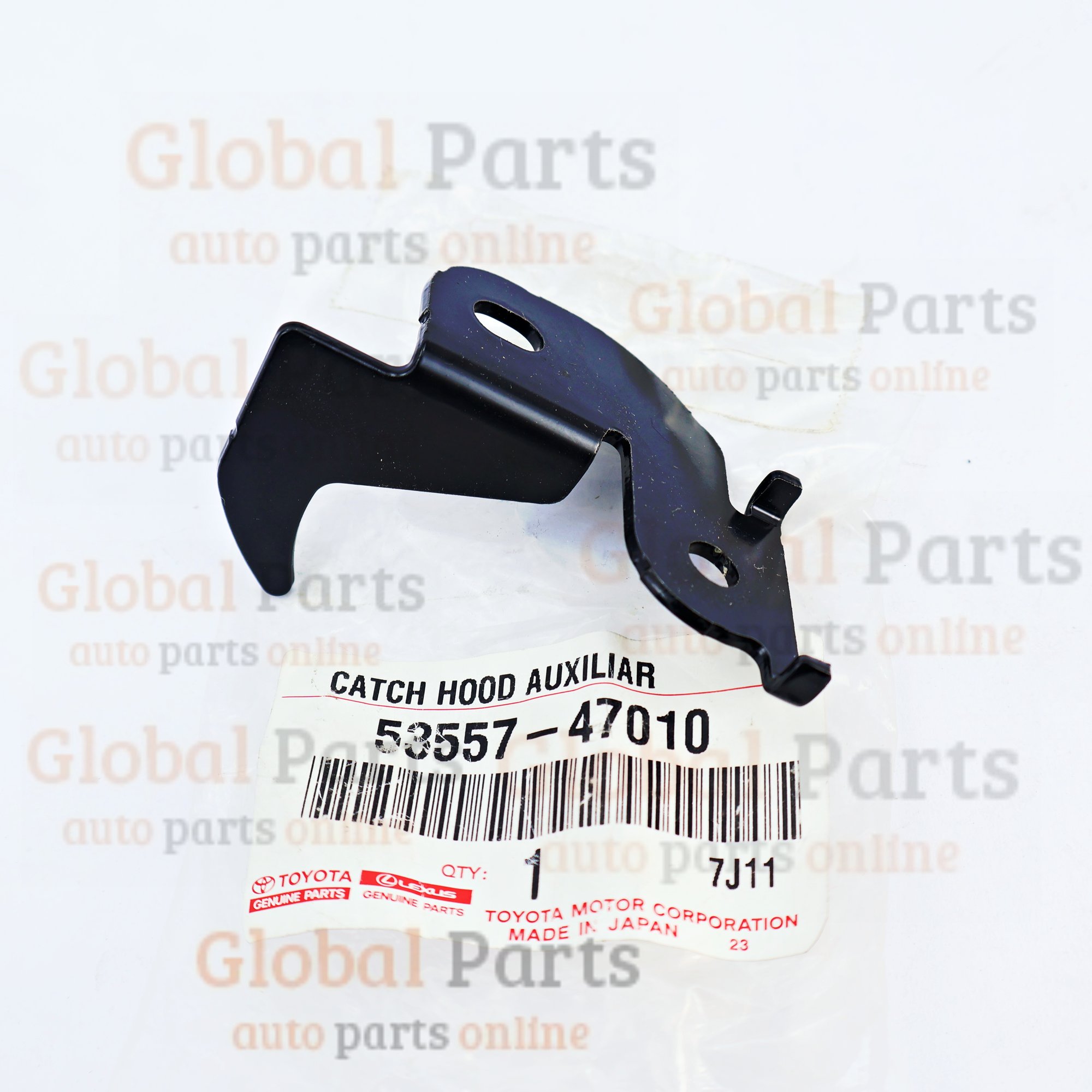 Genuine Toyota OEM Auxiliary Hood Latch - 53557-47010