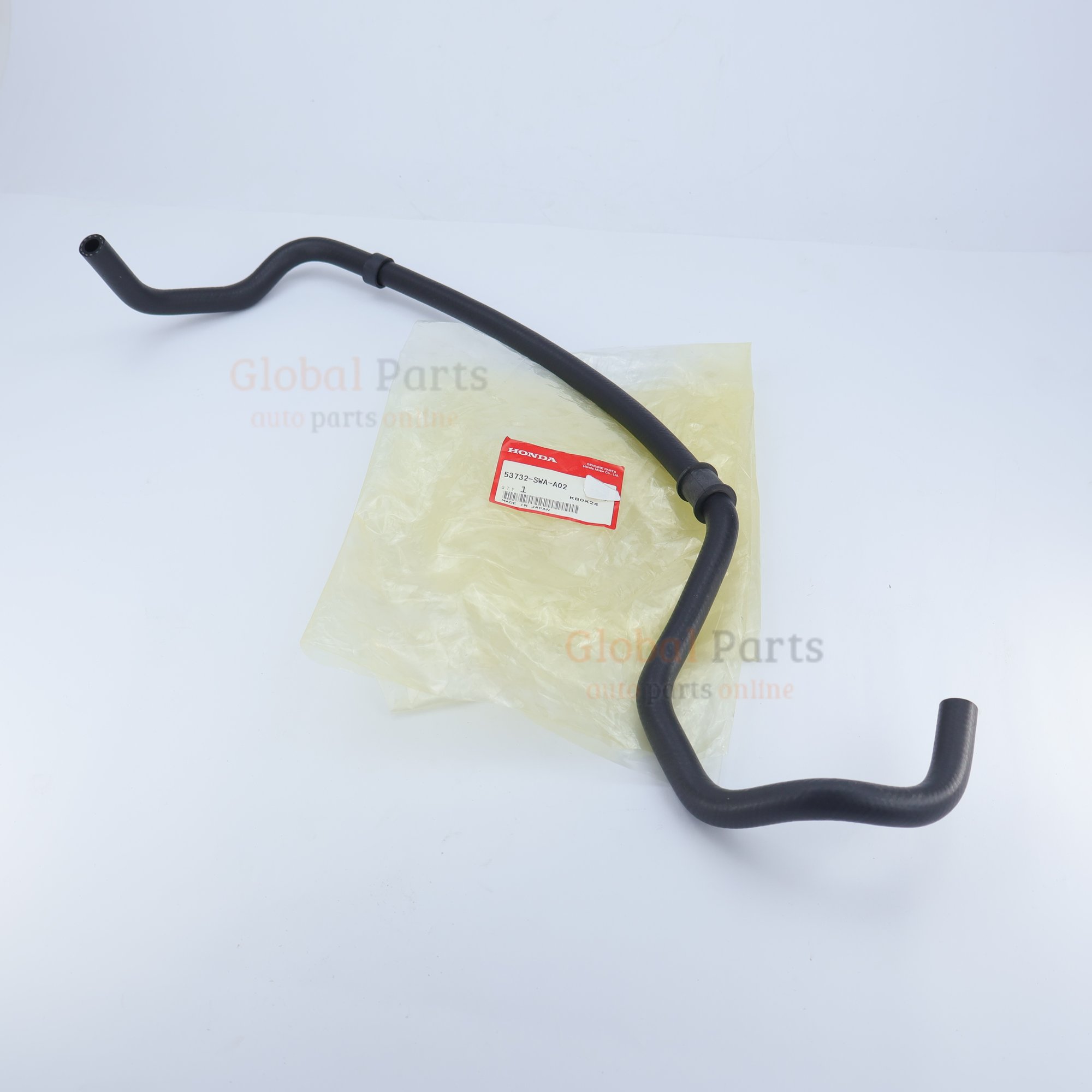 Genuine Honda OEM Power Steering Return Hose - 53732-SWA-A02