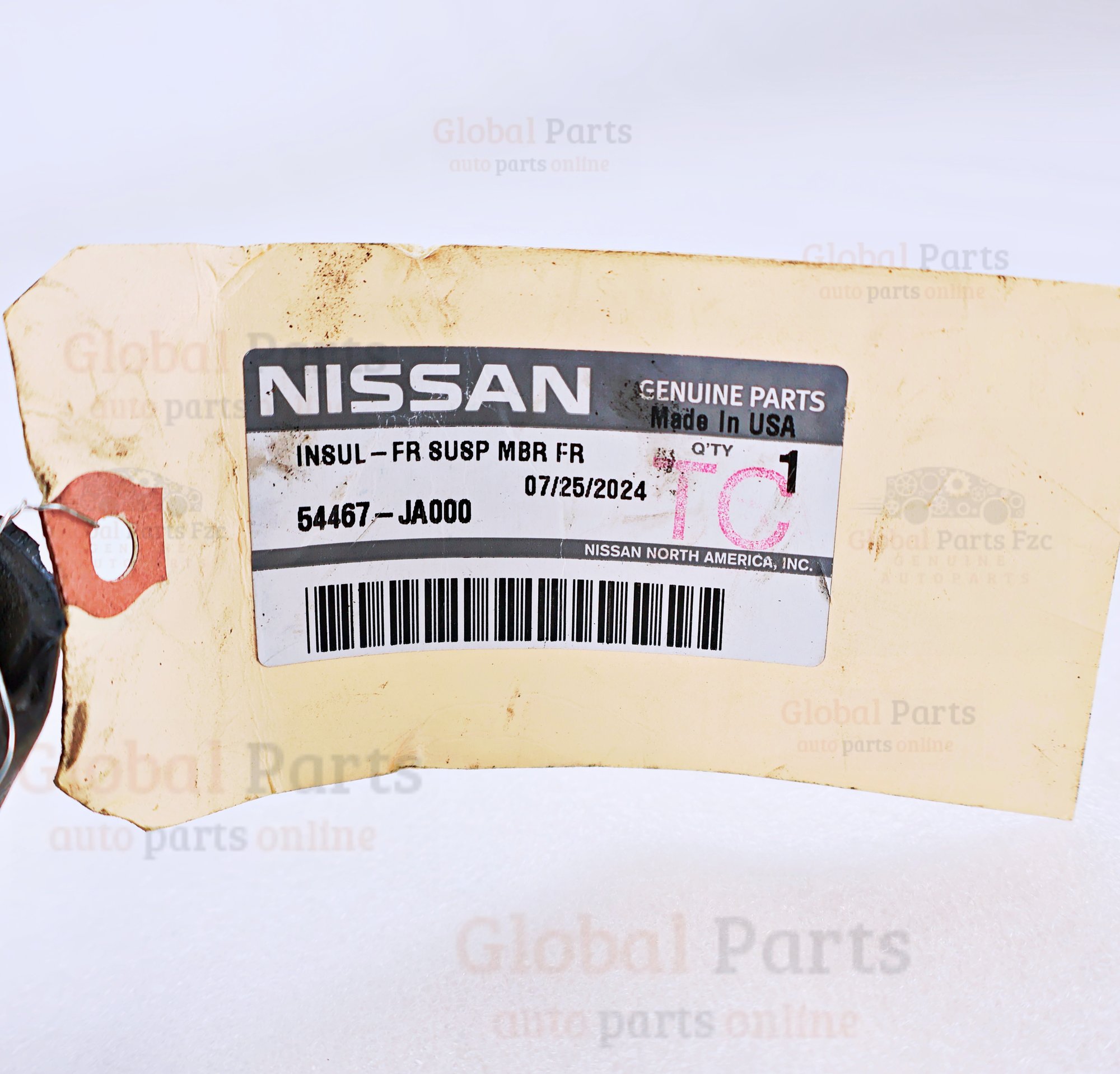 Genuine Nissan OEM Member Rear Insulator - 54467-JA000