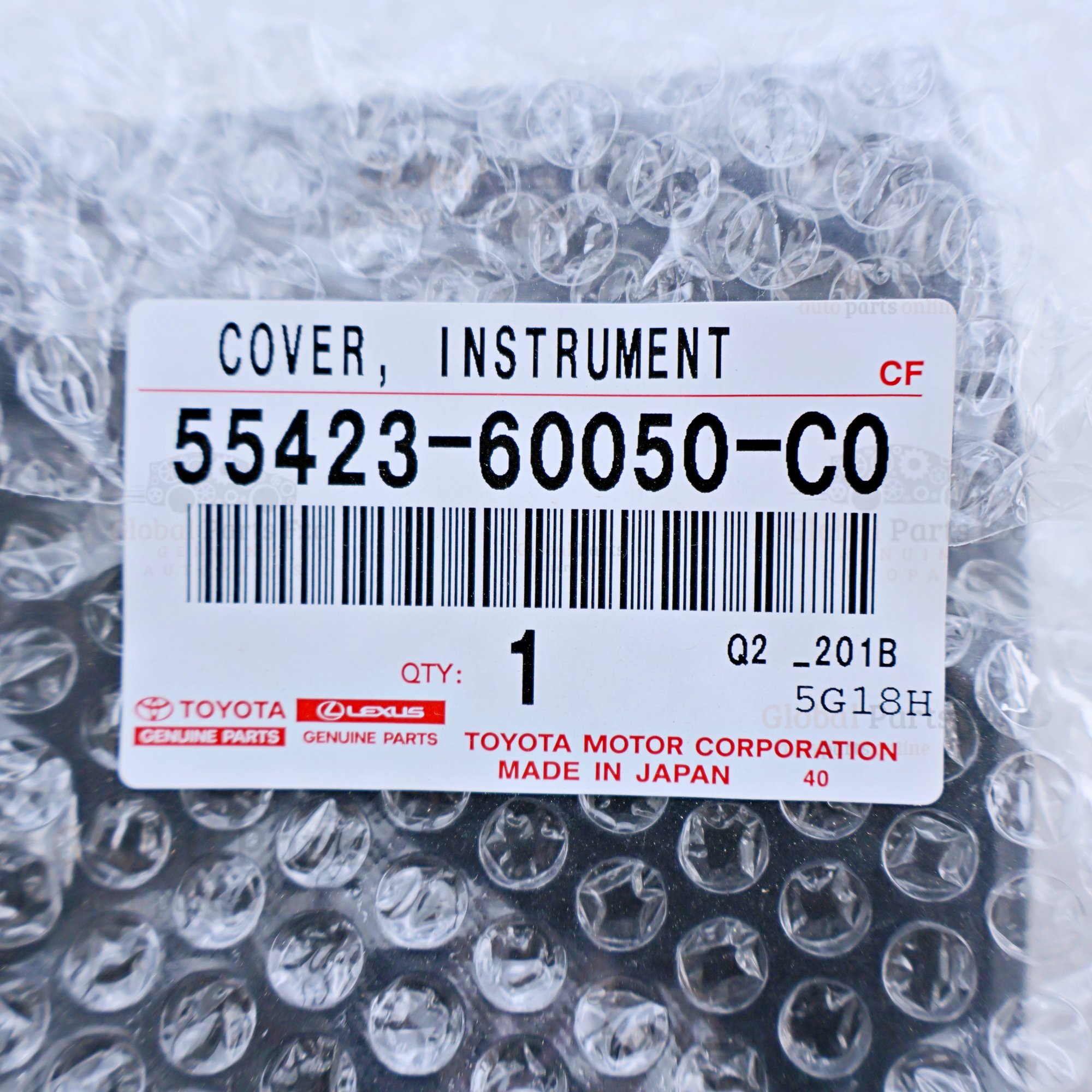 Genuine Toyota OEM Instrument Cover - 55423-60050-C0