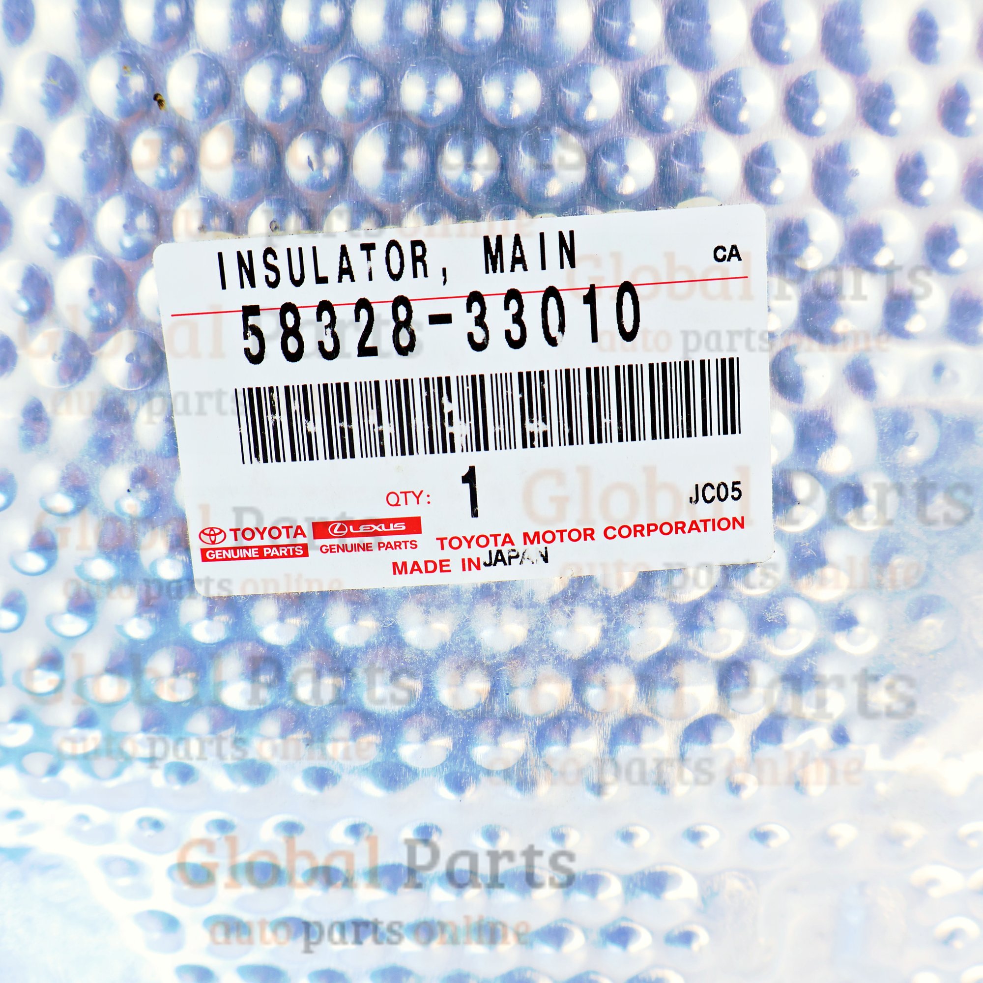 Genuine Toyota OEM Main Muffler Insulator - 58328-33010