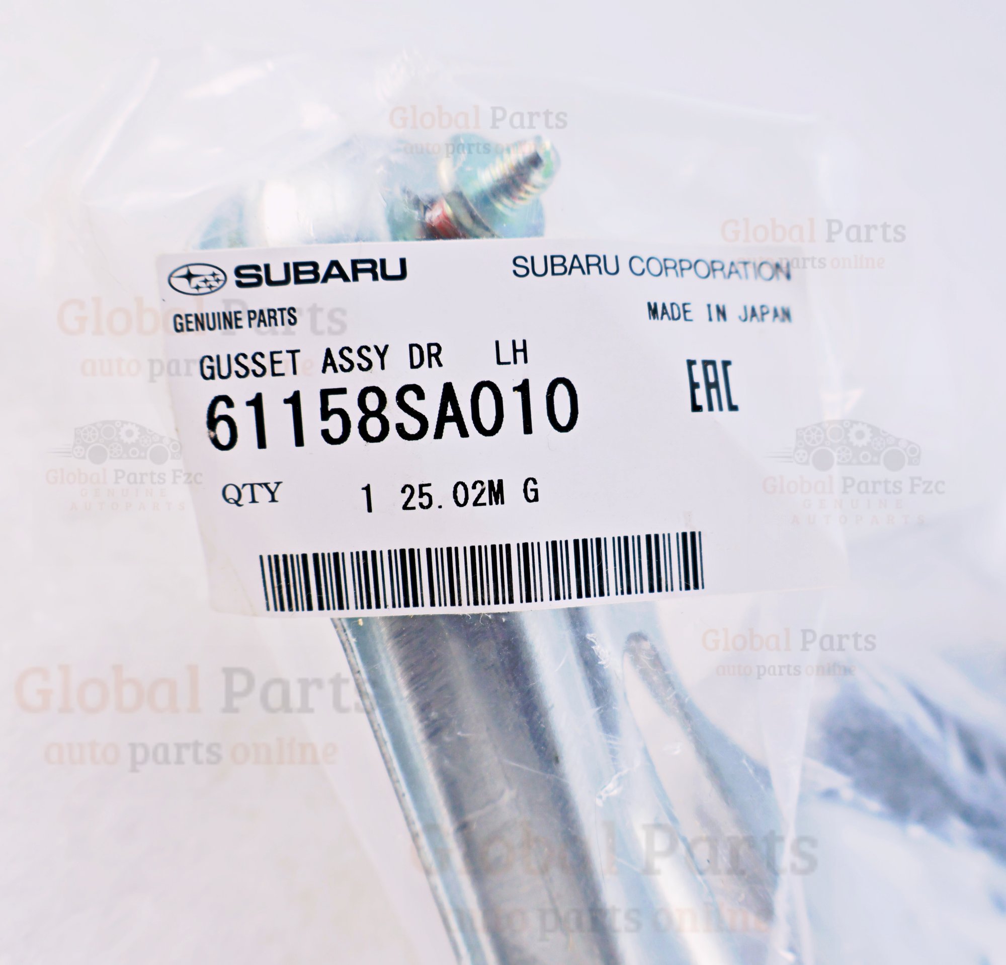 Genuine Subaru OEM Left Door Gusset Assembly - 61158-SA010
