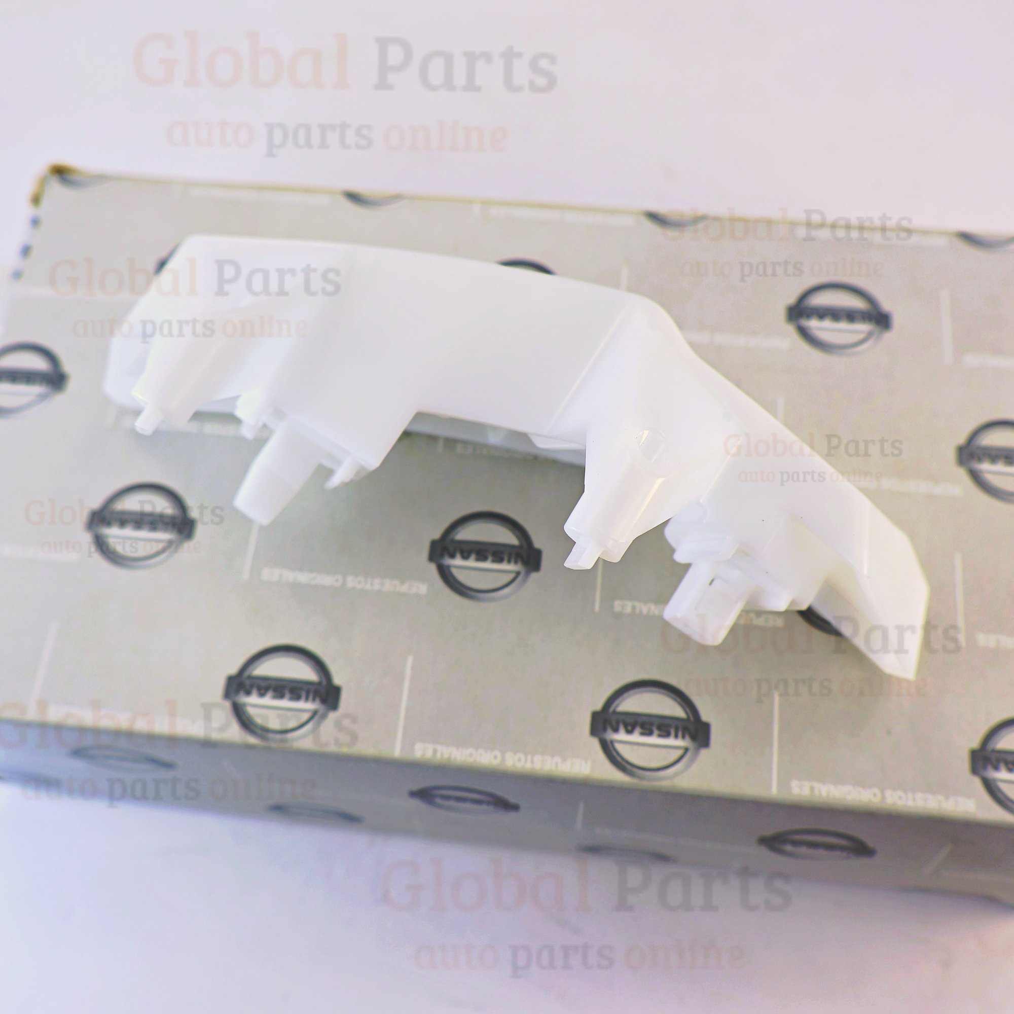 Genuine Nissan OEM Left Front Bumper Side Bracket - 62221-1CA0A