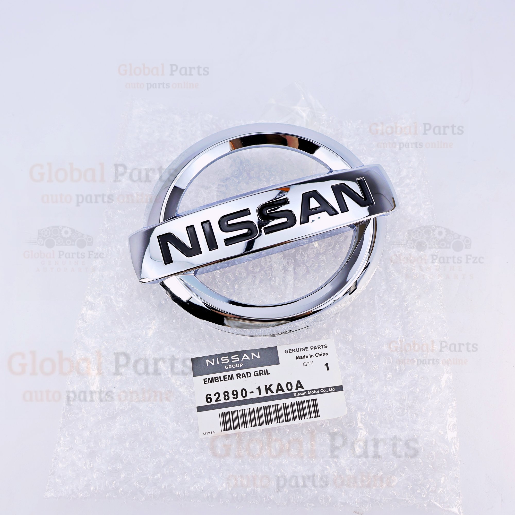 Genuine Nissan OEM Front Grille Emblem - 62890-1KA0A