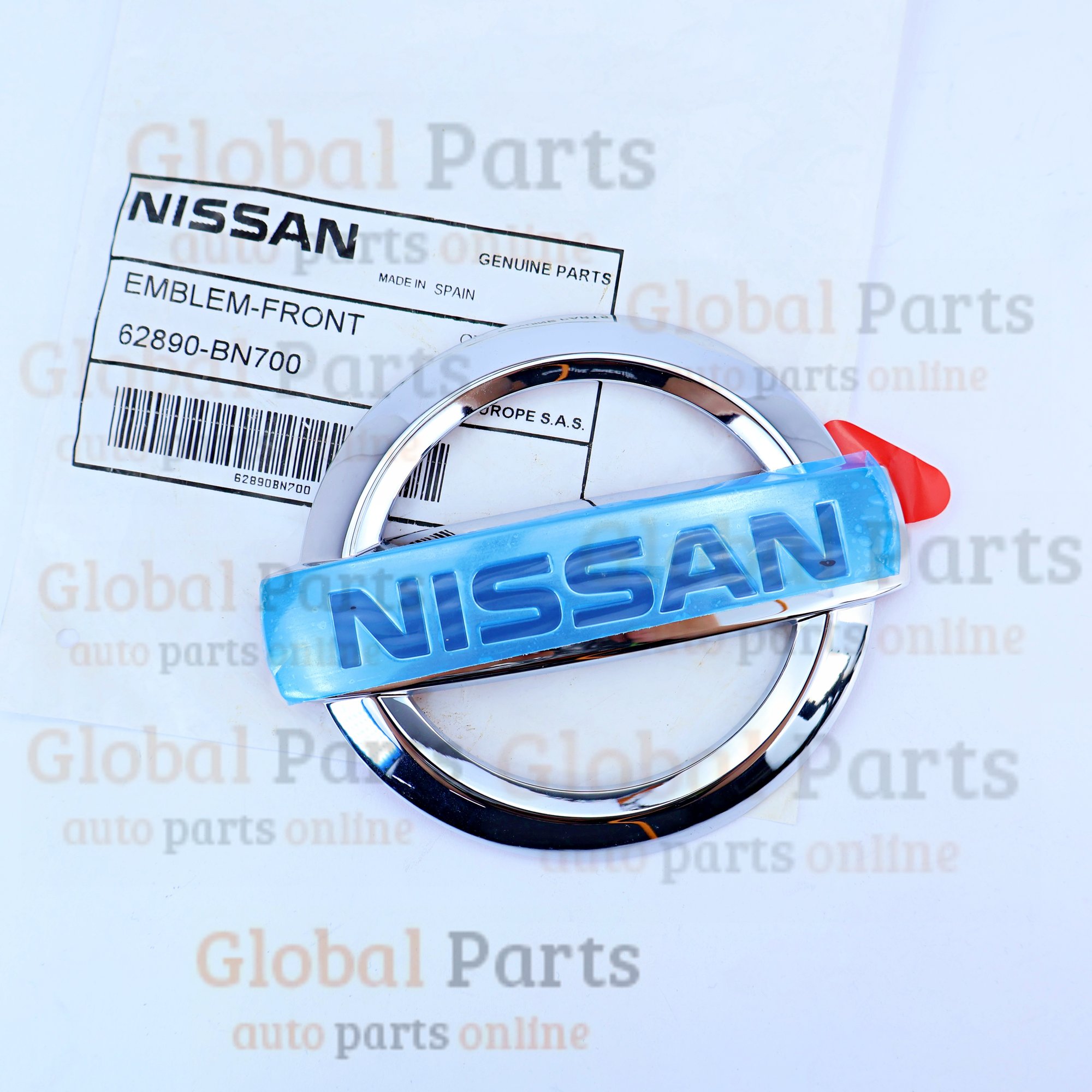 Genuine Nissan OEM Front Grille Emblem - 62890-BN700