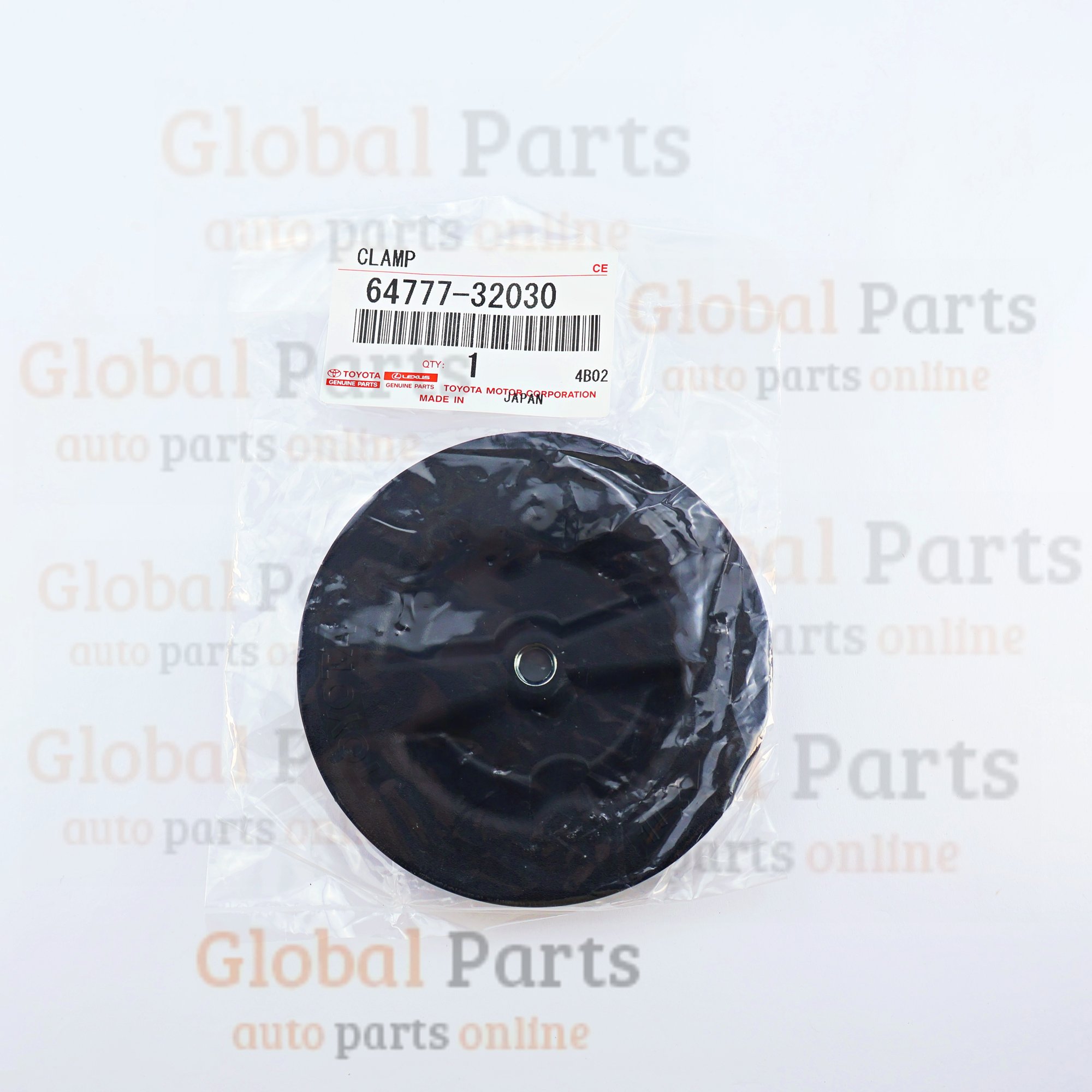 Genuine Toyota OEM Assembly, Spare Wheel Cover - 64777-32030