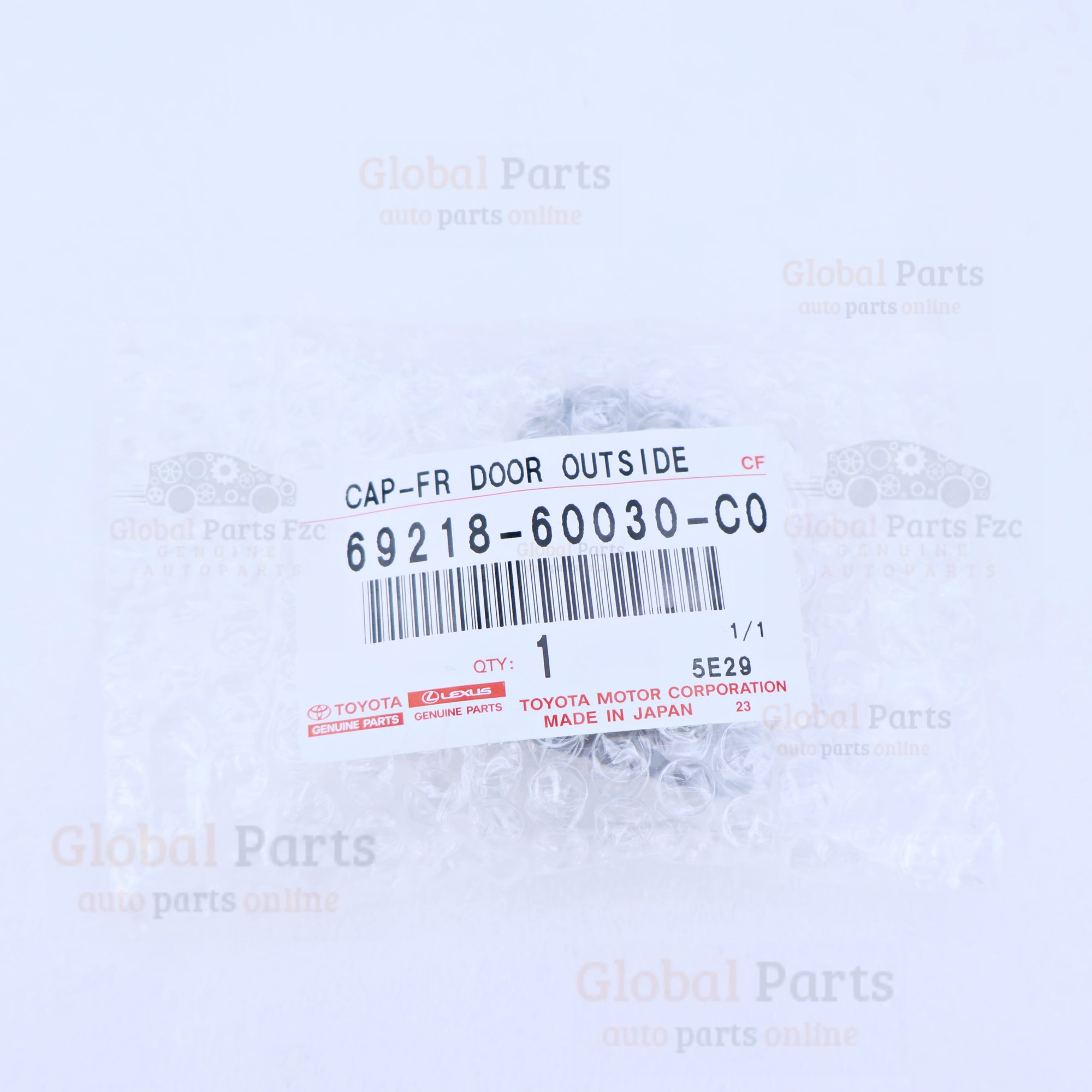 Genuine Toyota OEM Left Towing Hook Cover - 69218-60030-C0