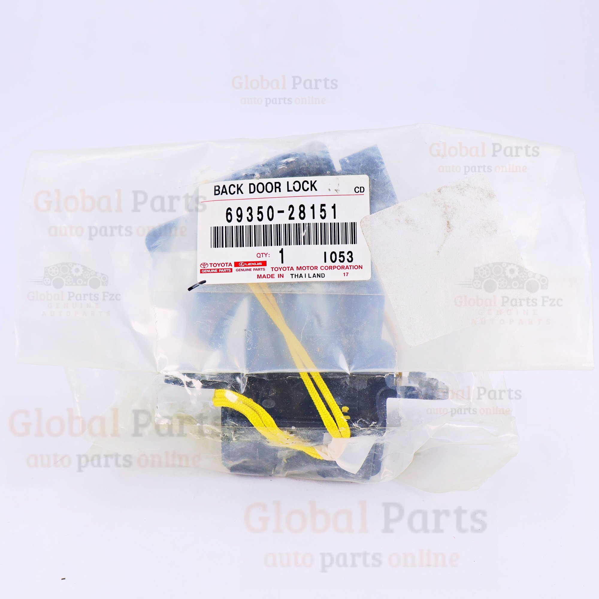 Genuine Toyota OEM Back Door Lock Assembly - 69350-28151