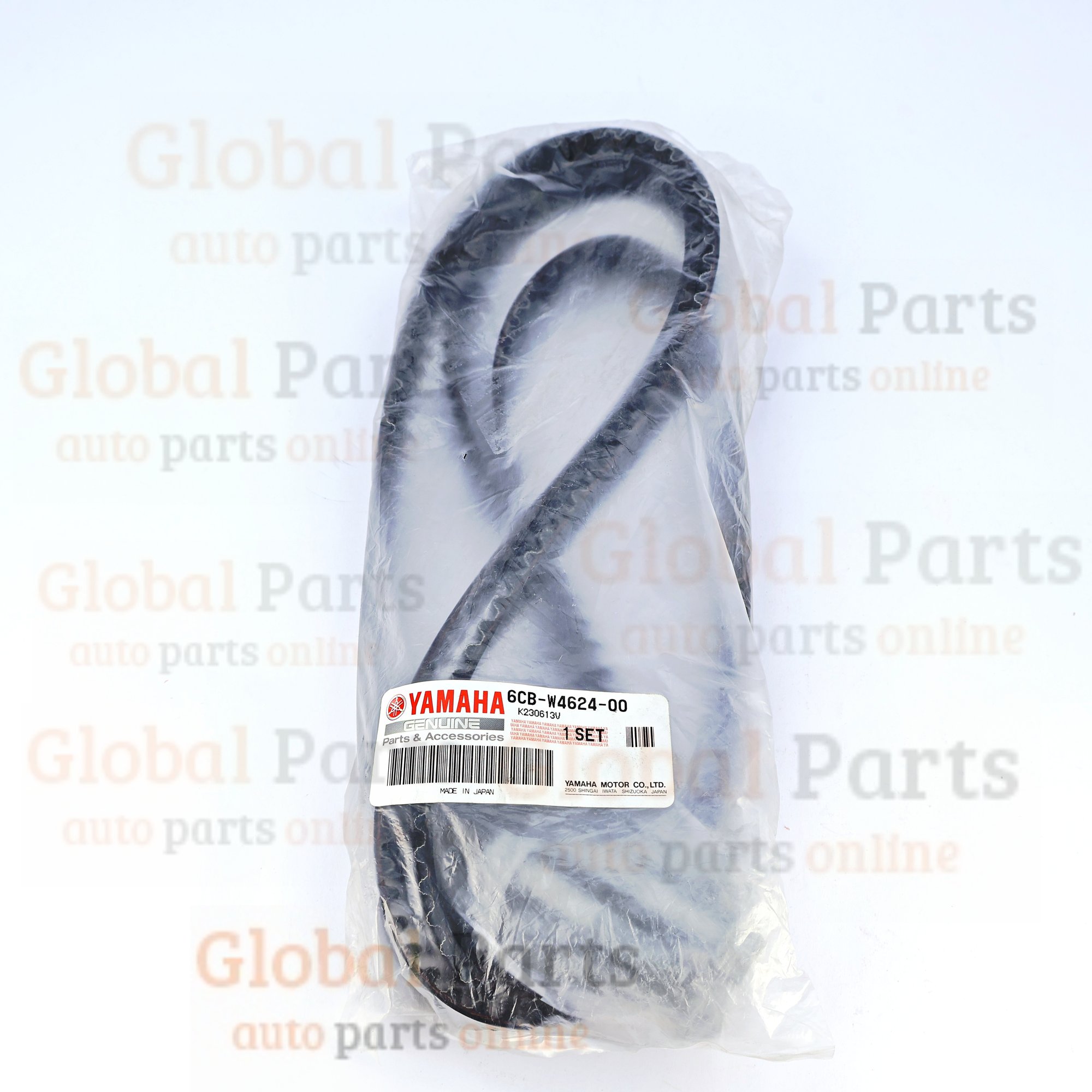 Genuine Yamaha OEM Belt with Rotor Bolts - 6CB-W4624-00
