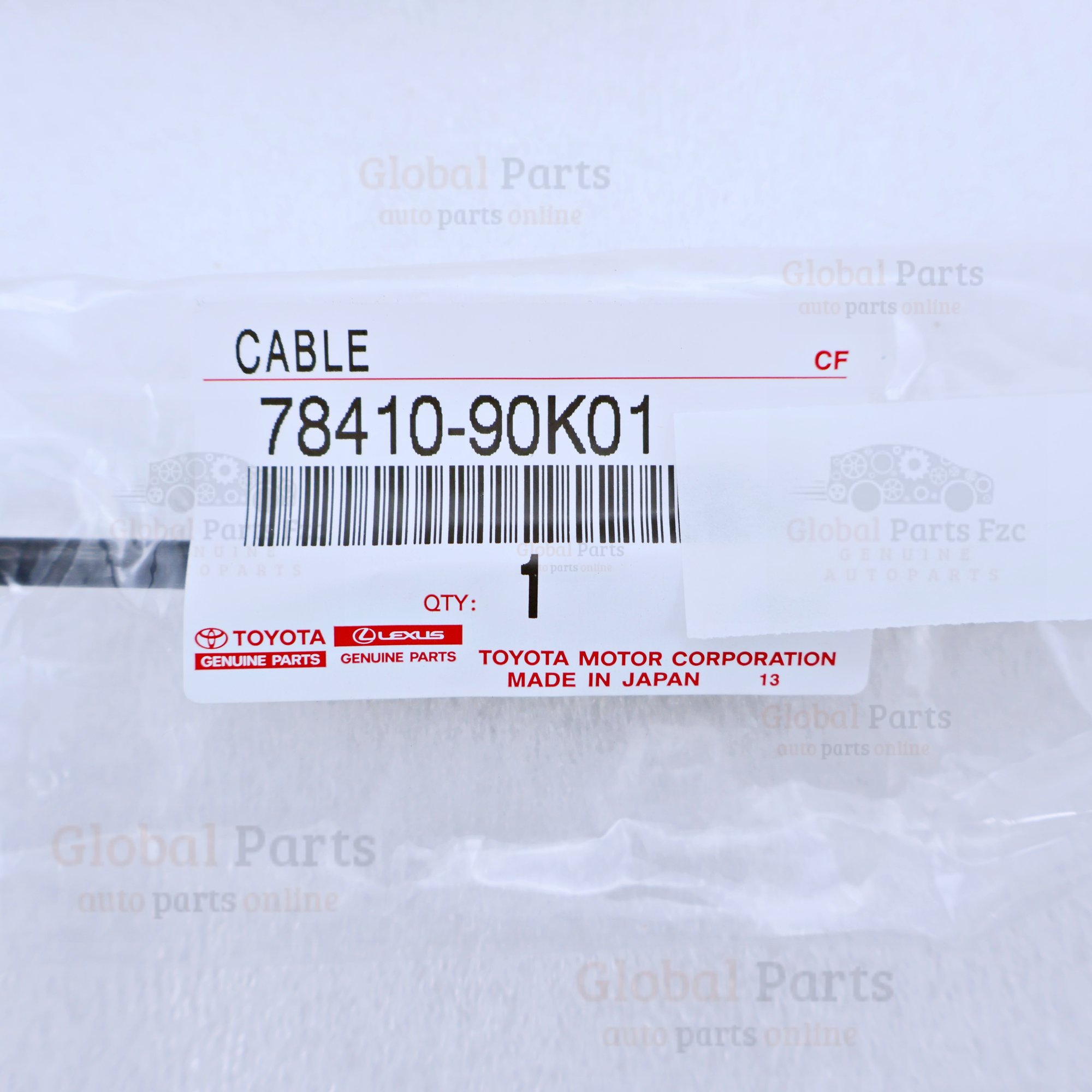 Genuine Toyota OEM Gas Pedal Cable - 78410-90K01