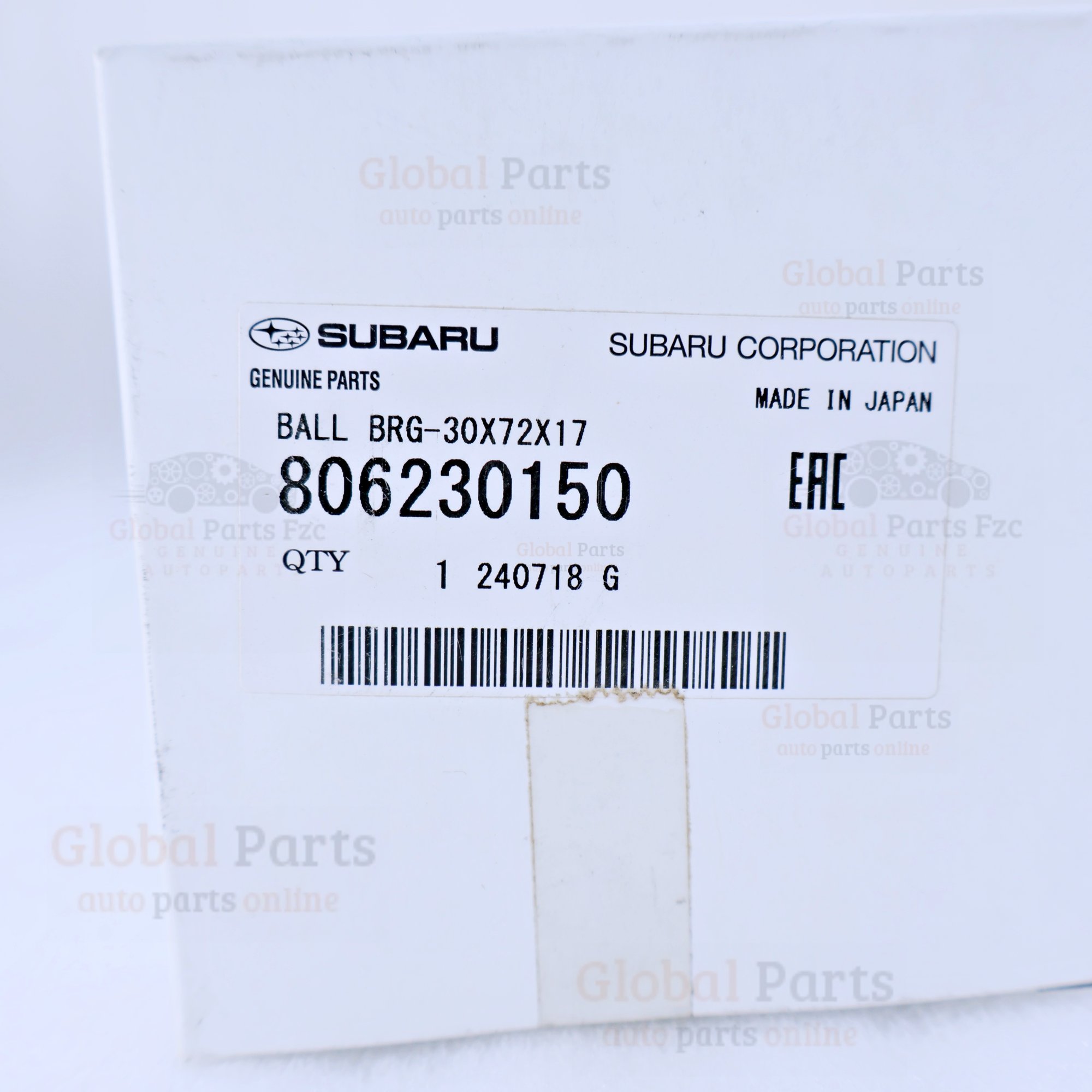 Genuine Subaru OEM Ball Bearing 30x72x17 - 80623-30150