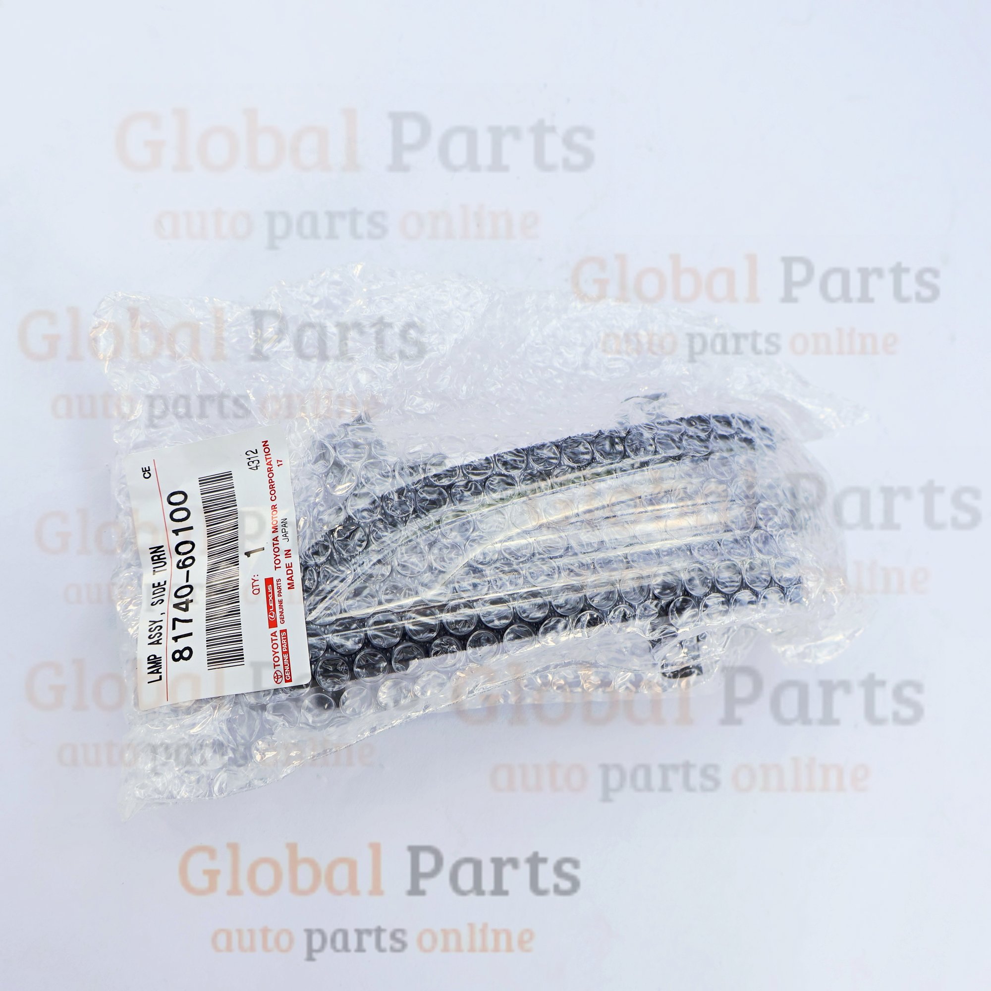 Genuine Toyota OEM Side Turn Signal Lamp - 81740-60100