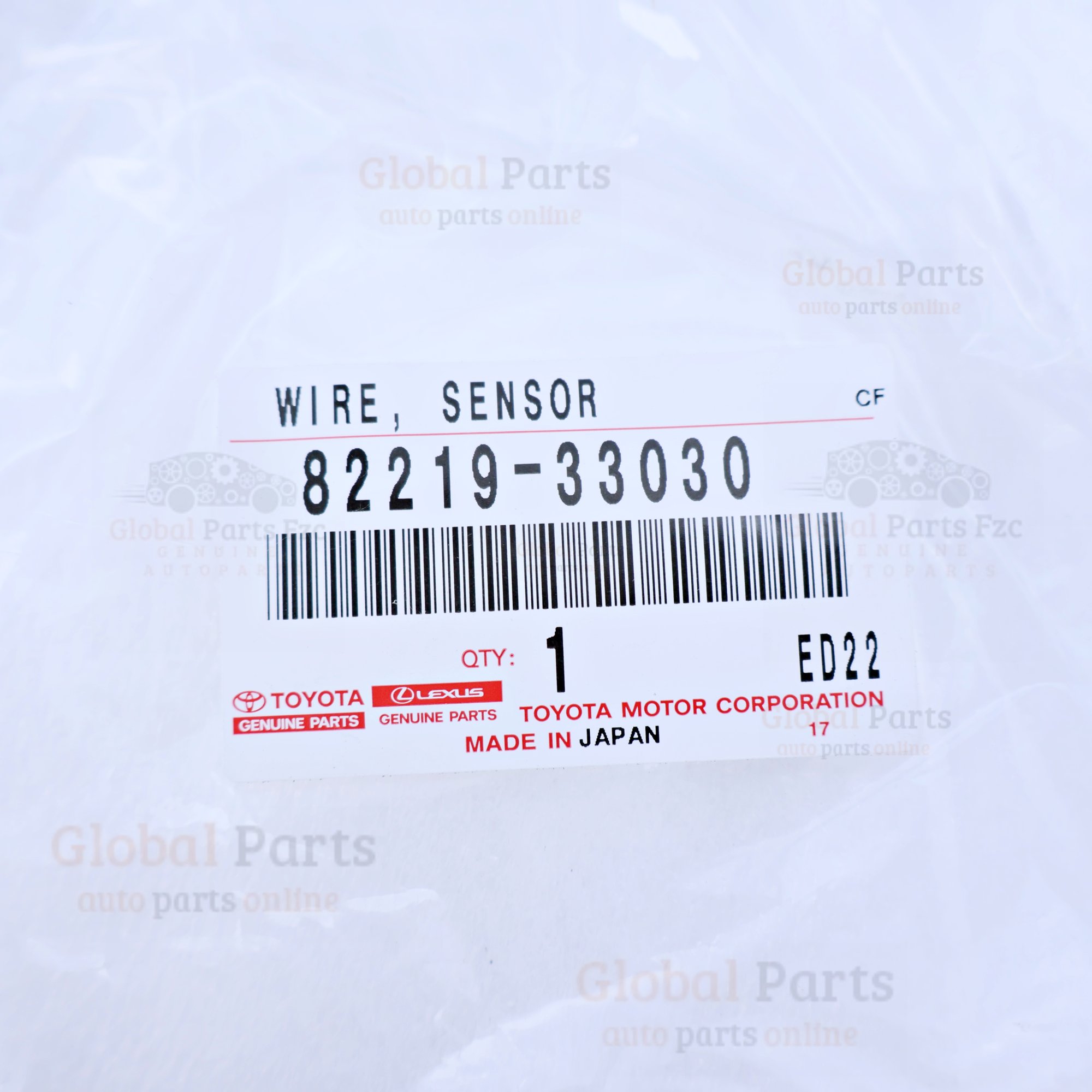 Genuine Toyota OEM Knock Sensor - 82219-33030