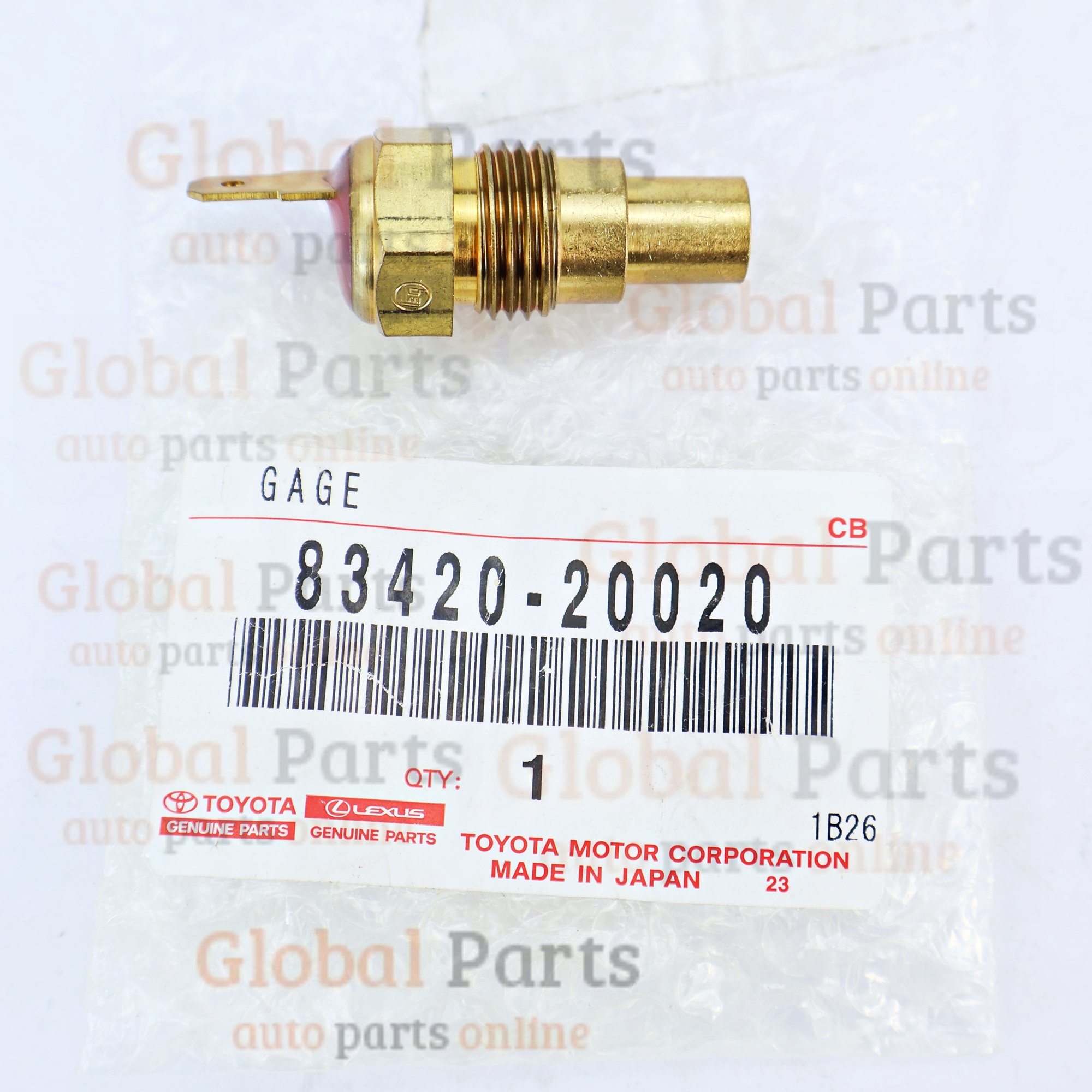 Genuine Toyota OEM Engine Coolant Temperature Sender - 83420-20020