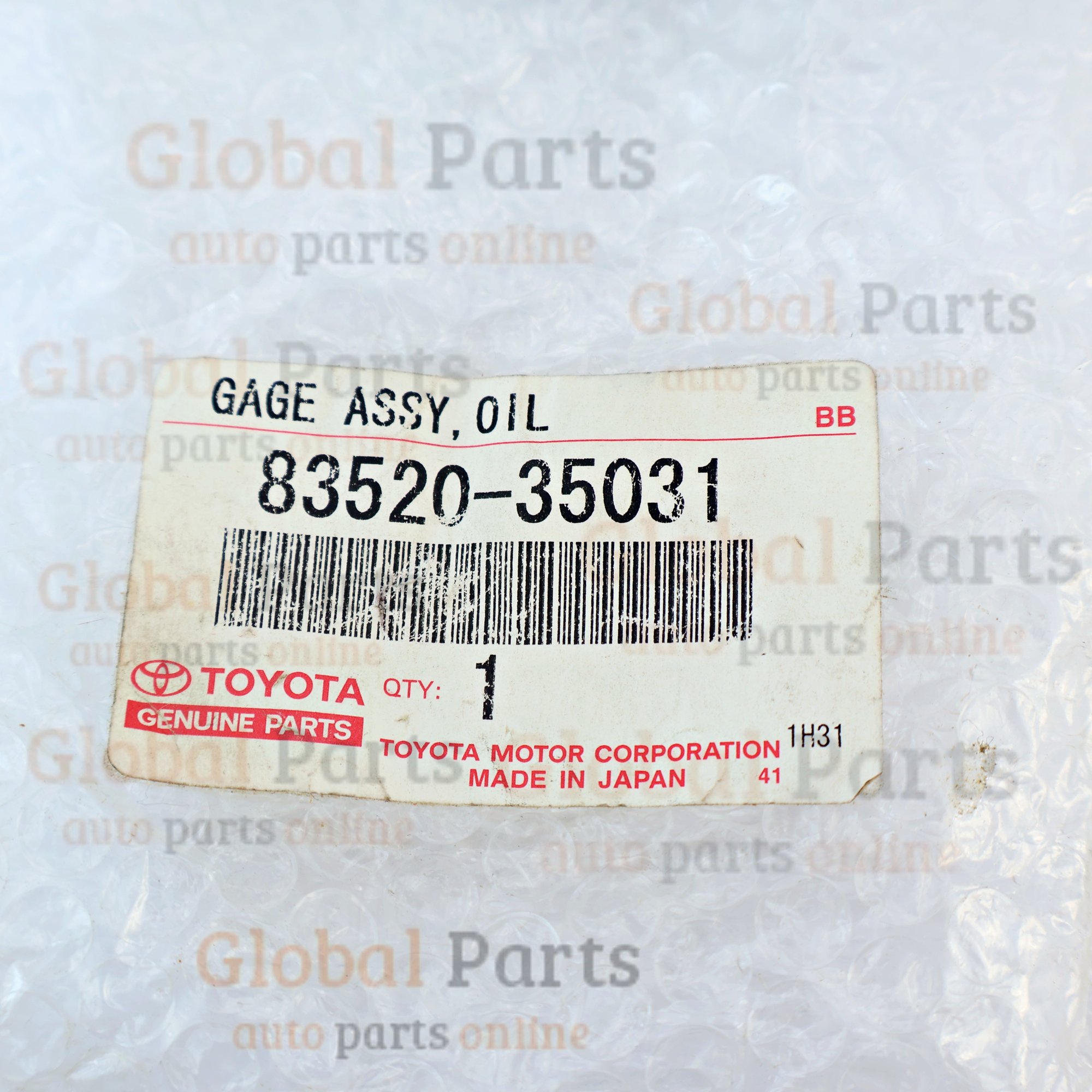 Genuine Toyota OEM Engine Oil Pressure Sender - 83520-35031