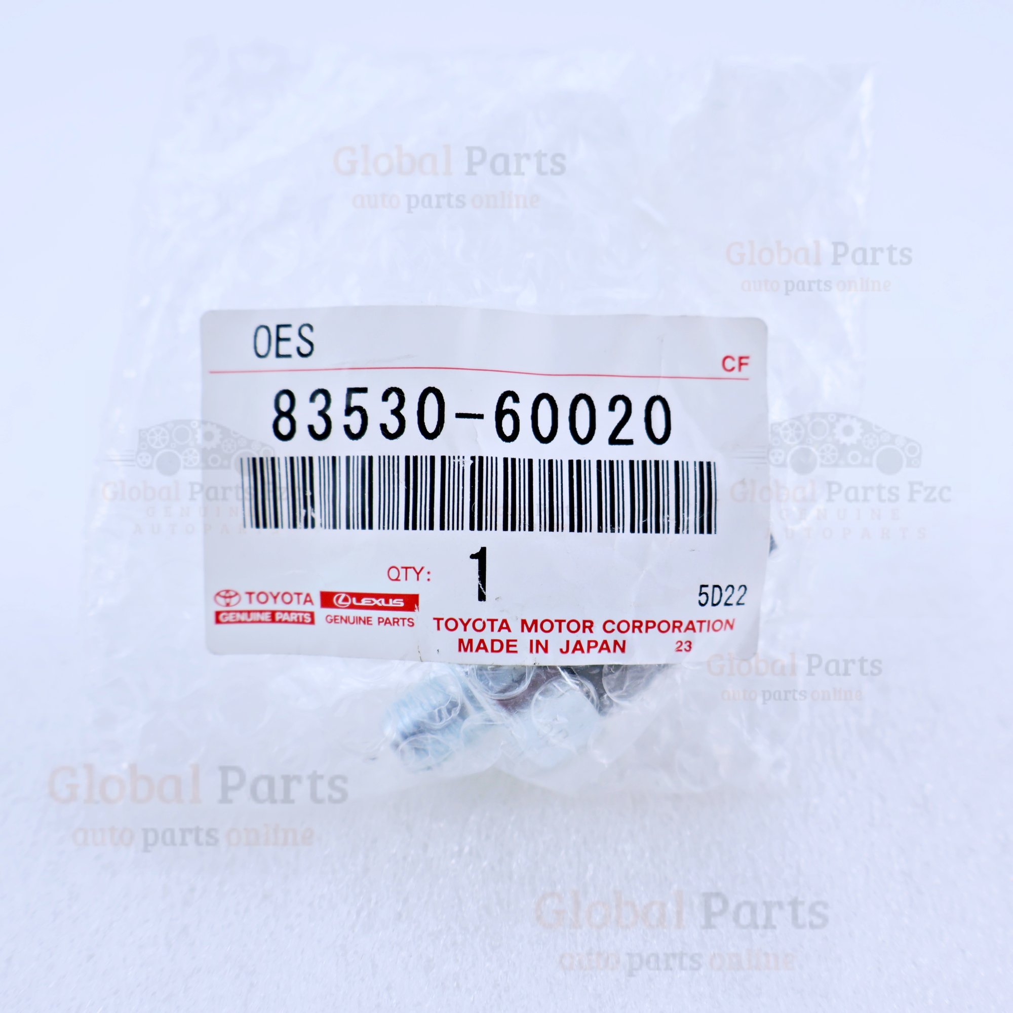 Genuine Toyota OEM Oil Pressure Switch Assembly - 83530-60020