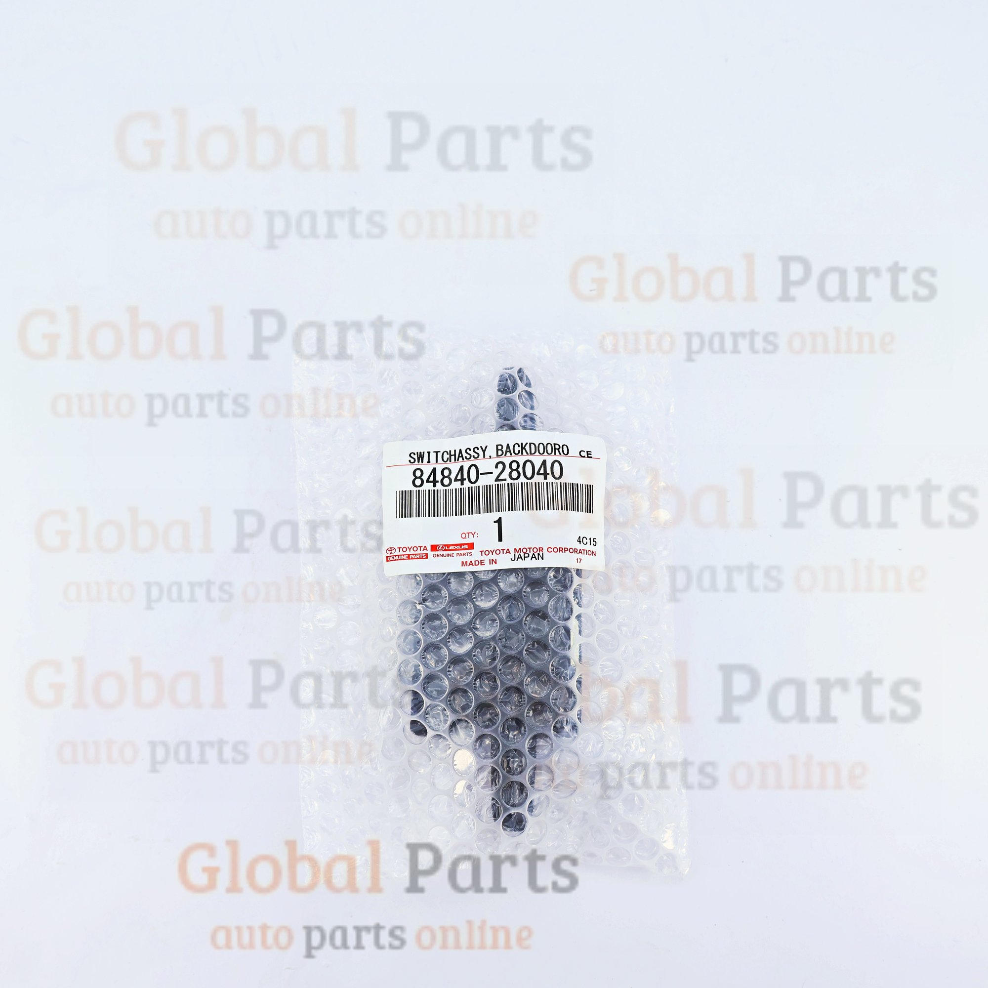 Genuine Toyota OEM Back Door Opener Switch Assembly - 84840-28040