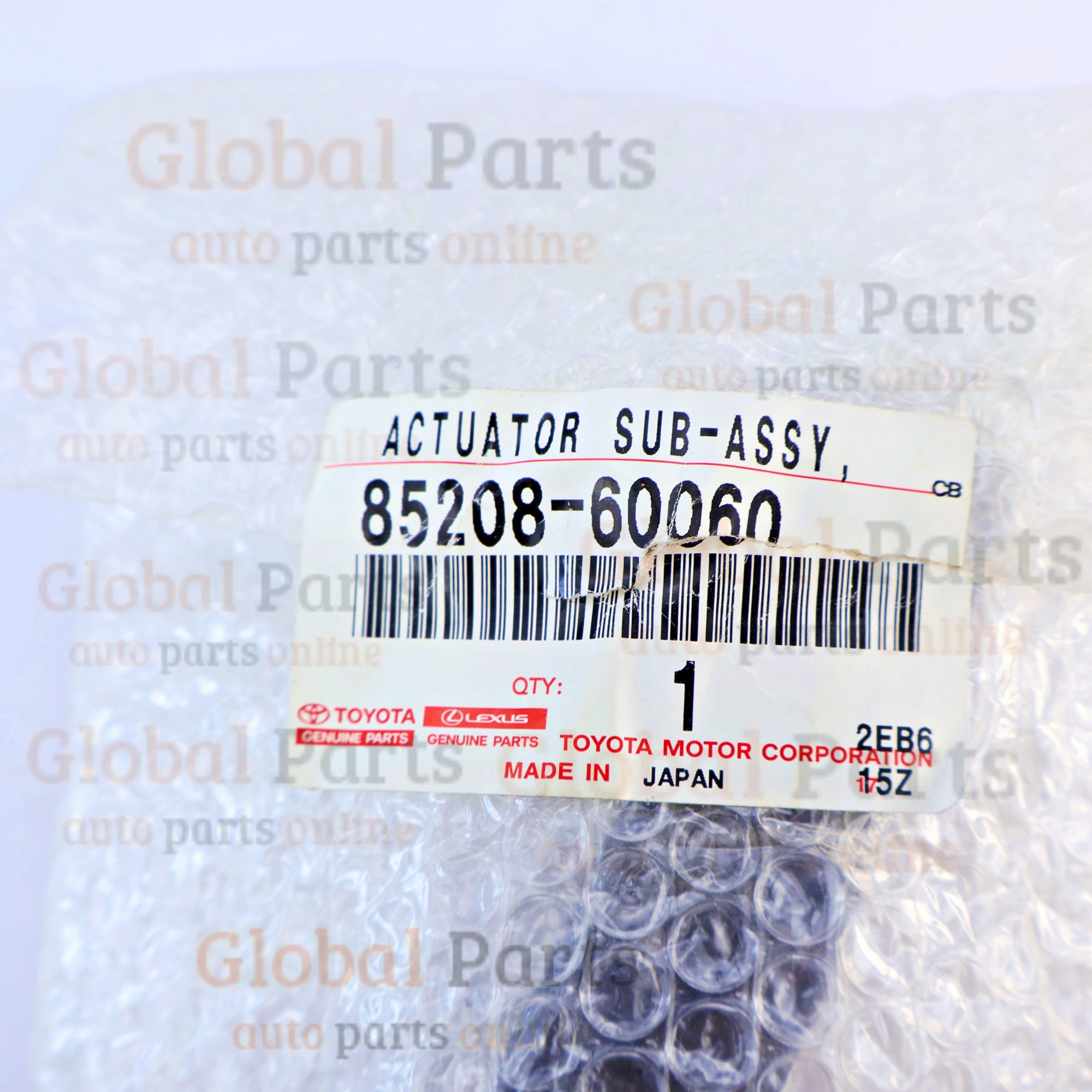 Genuine Toyota OEM Left Headlamp Washer Actuator - 85208-60060