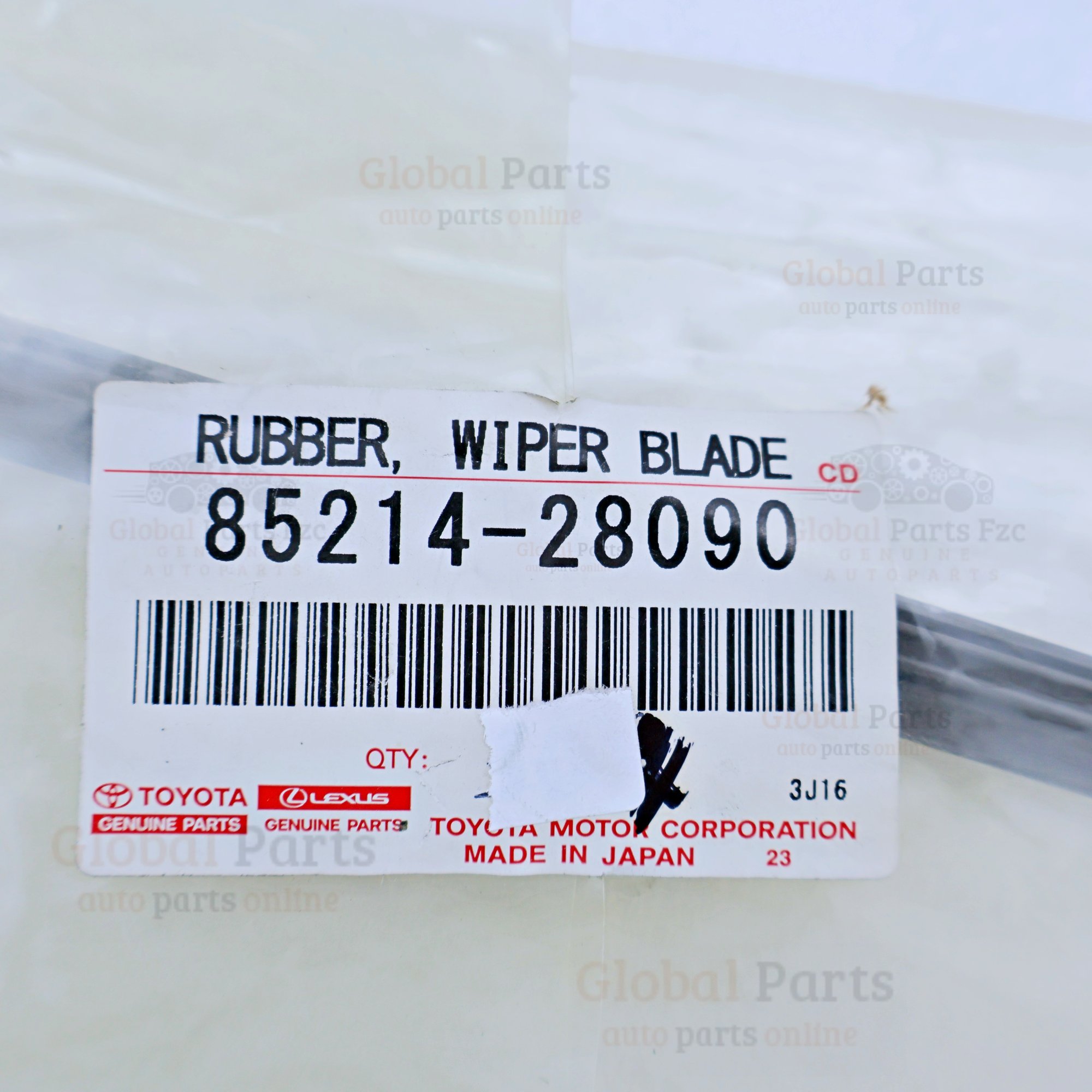 Genuine Toyota OEM Wiper Blade Rubber Insert - 85214-28090