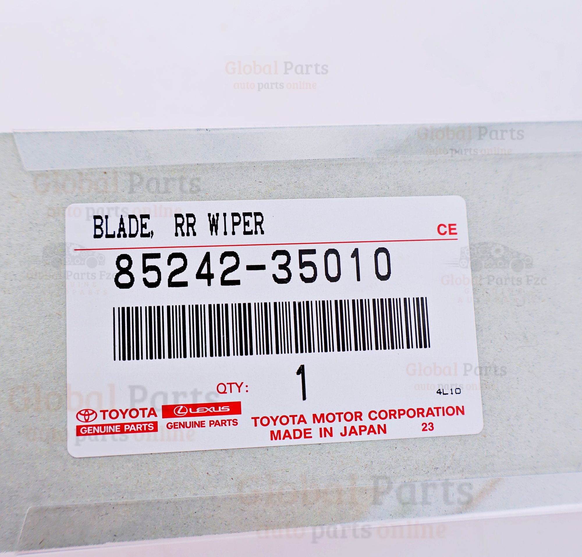 Genuine Toyota OEM Rear Wiper Blade Assembly - 85242-35010