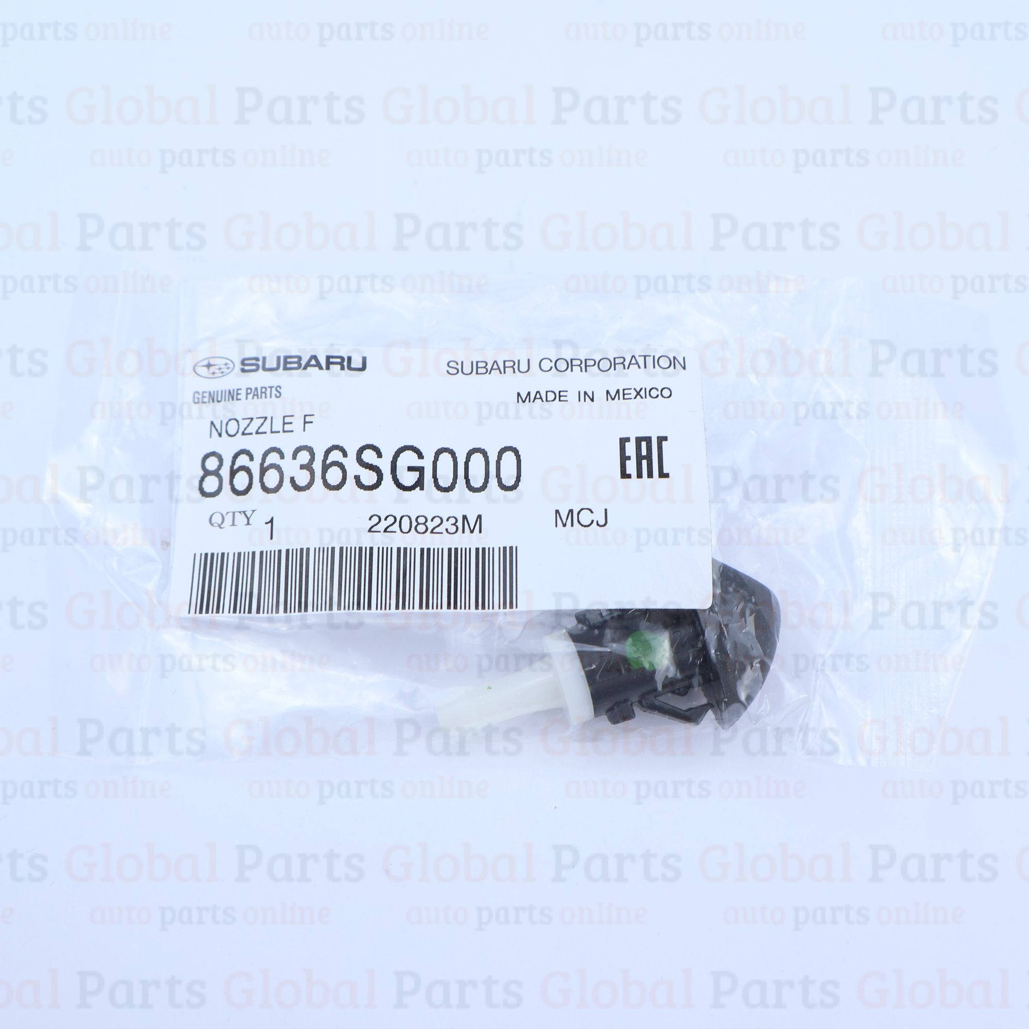 Genuine Subaru OEM Windshield Washer Nozzle - 86636SG000